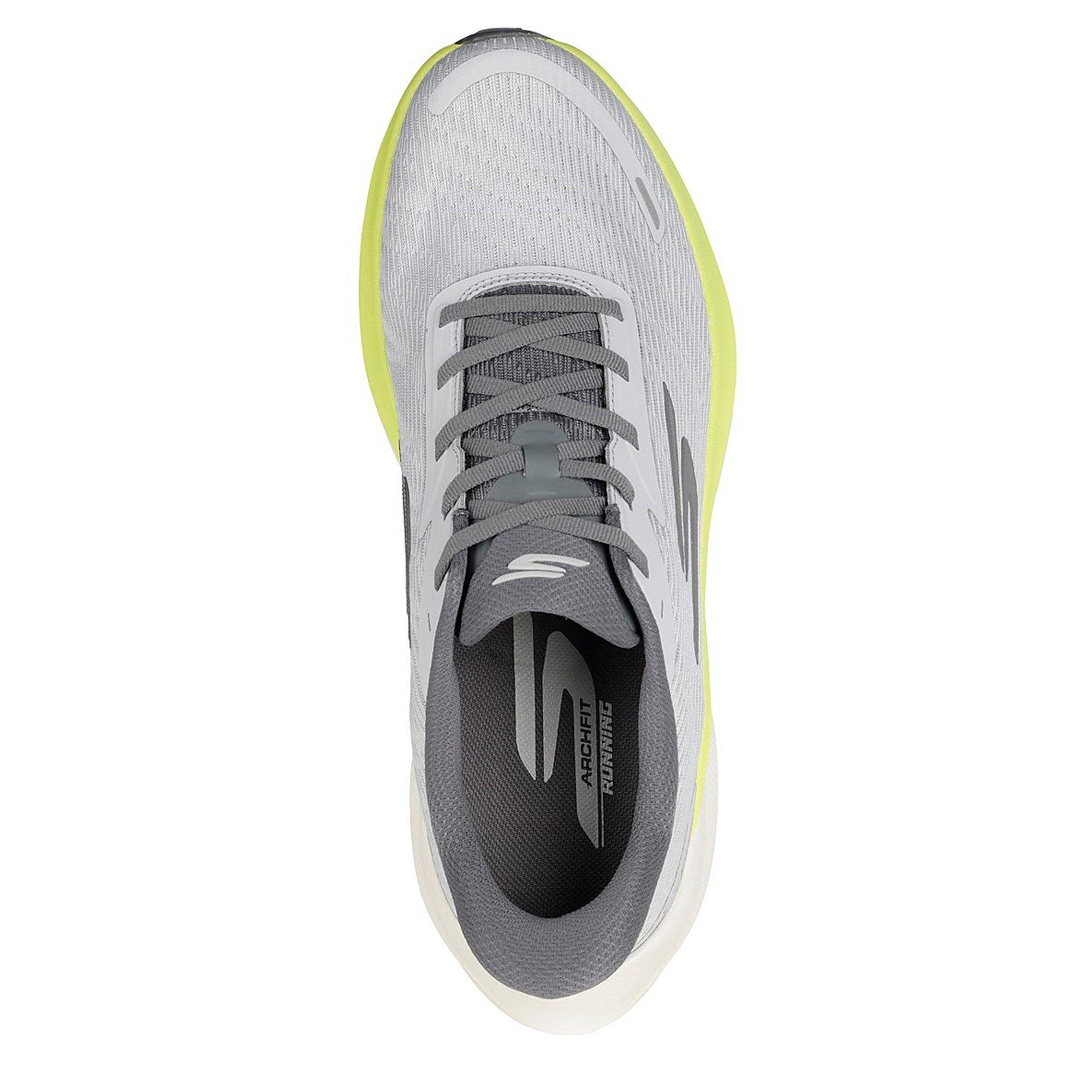 Grey/Lime - Skechers - AERO Pulse Running Trainers Mens - 5