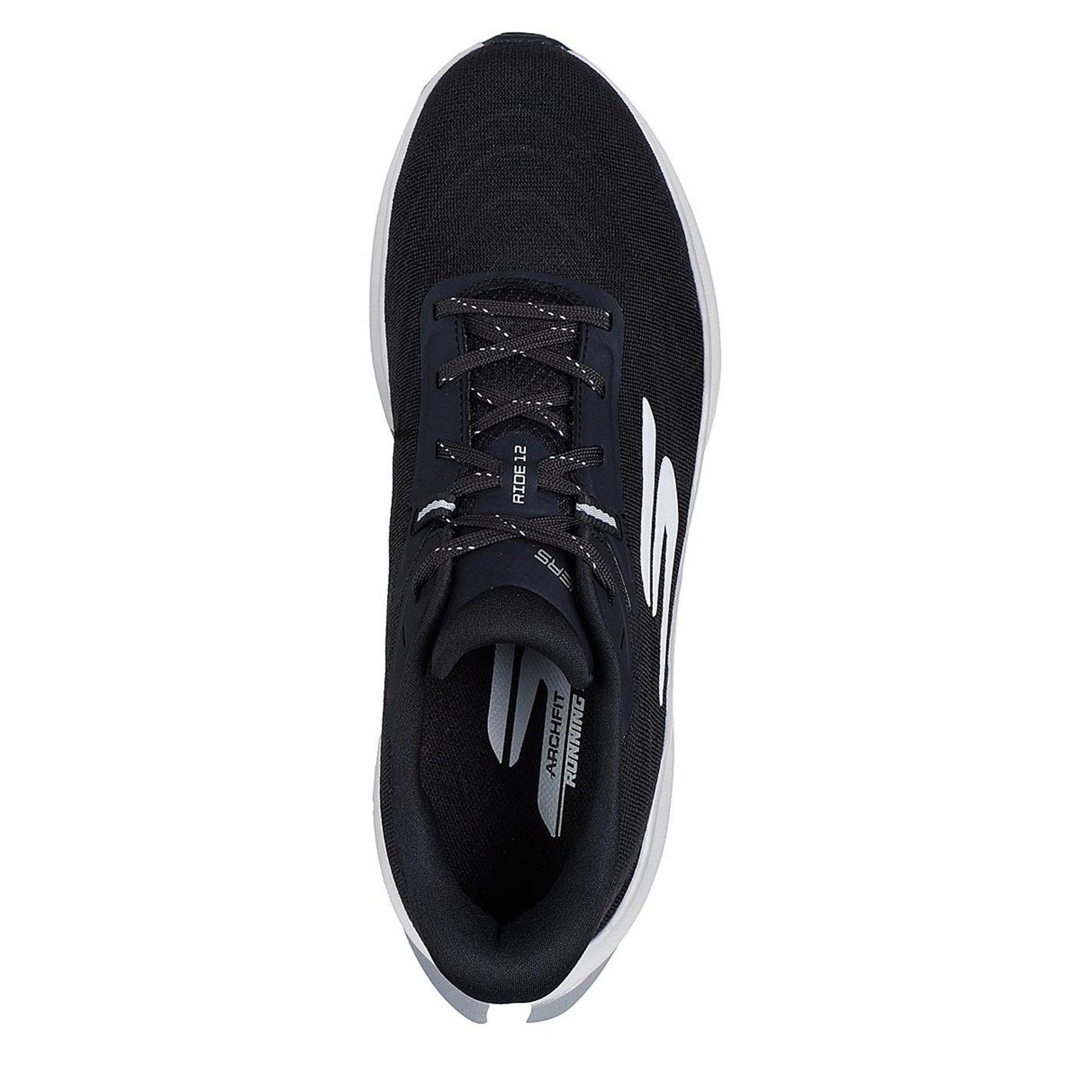 Black/White - Skechers - AERO Spark Running Trainers Mens - 5