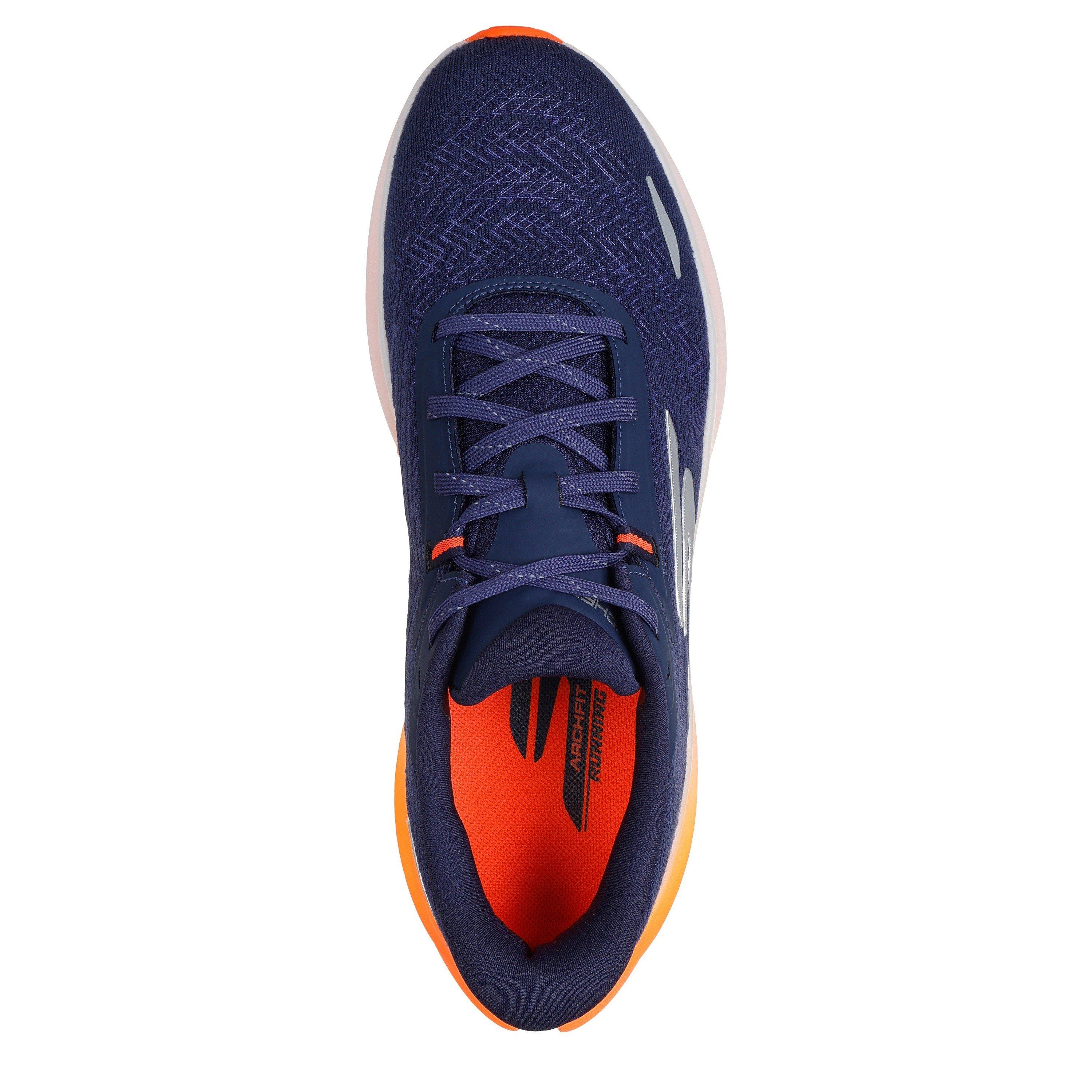 Navy/Orange - Skechers - AERO Spark Running Trainers Mens - 4