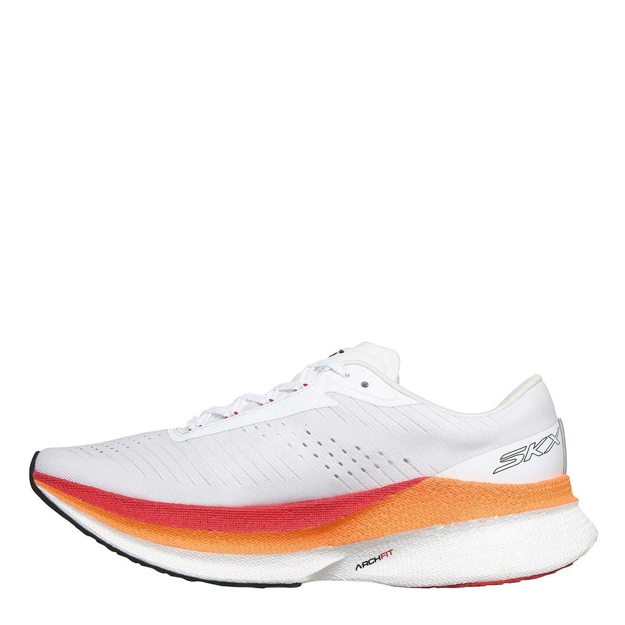 White/Orange - Skechers - Men's Trainers - 2