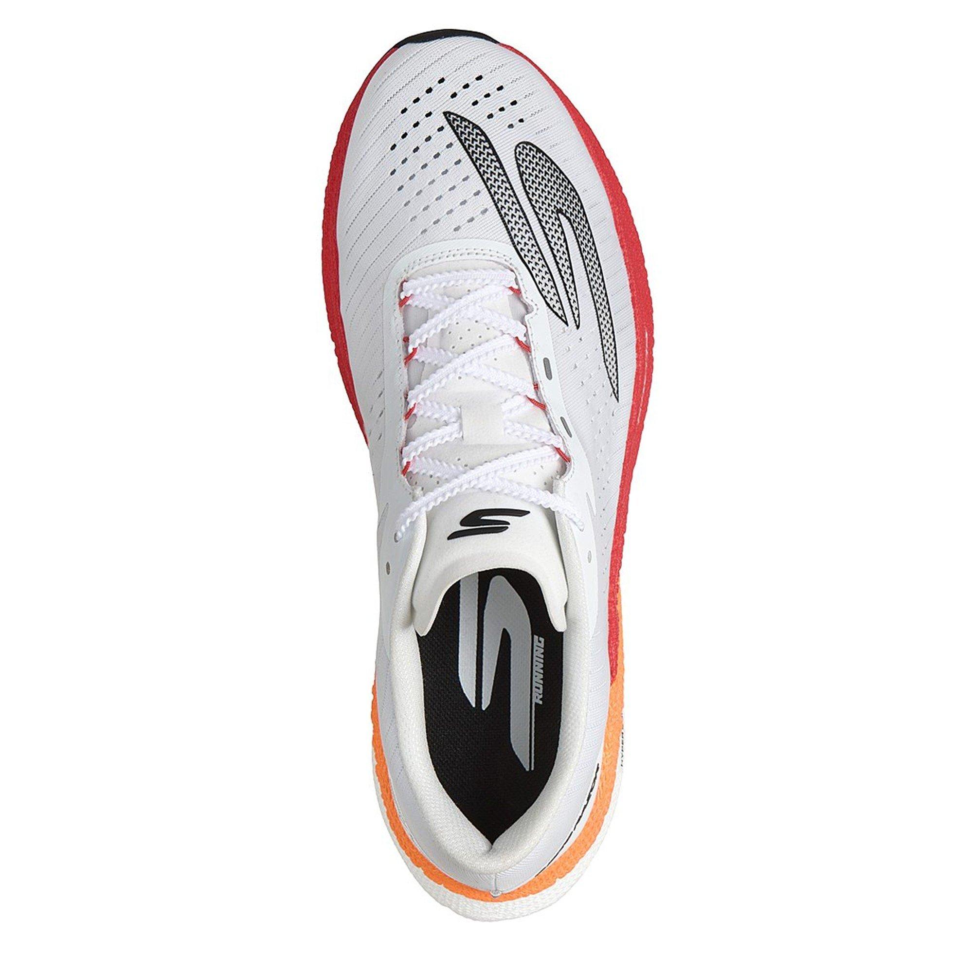 White/Orange - Skechers - Men's Trainers - 5