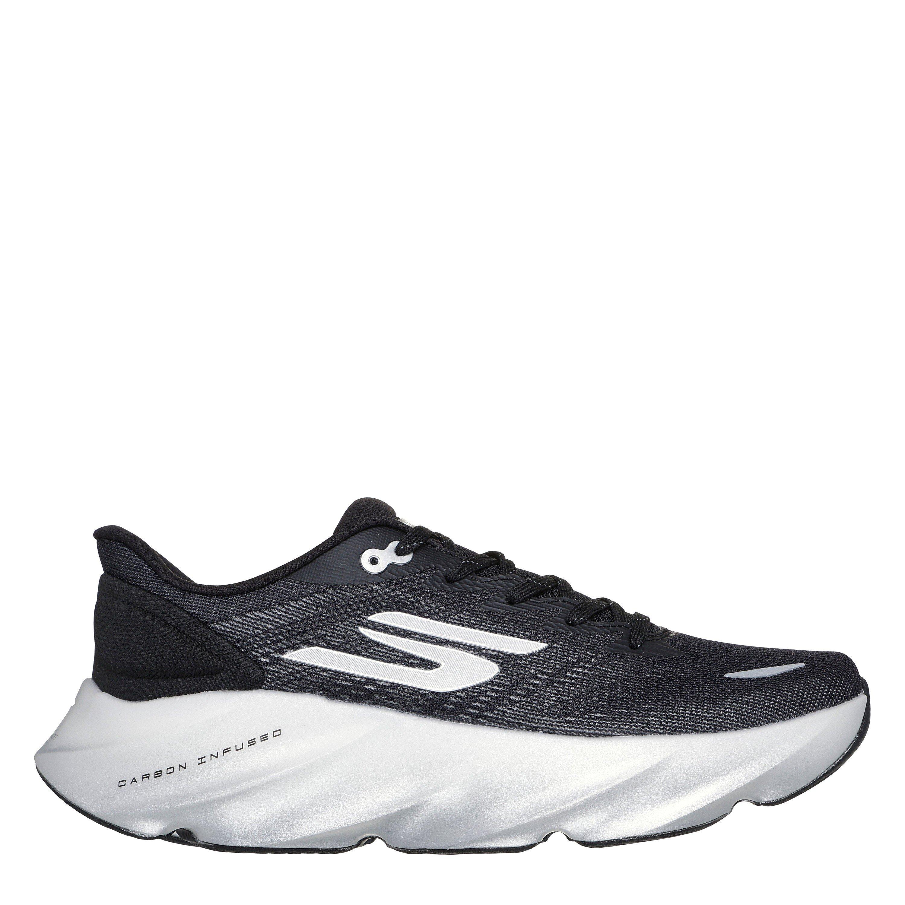 Skechers Men's Aero Burst Running Trainers - Black/White - 7 (41)