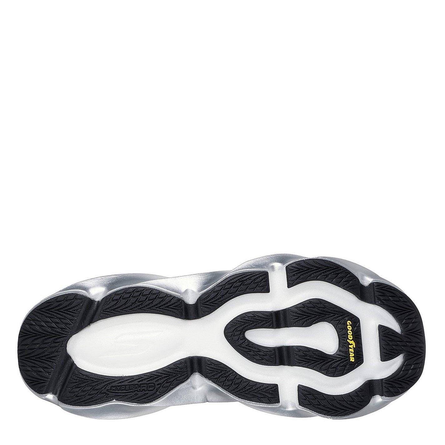 Black/White - Skechers - AERO Burst Running Trainers Mens - 4