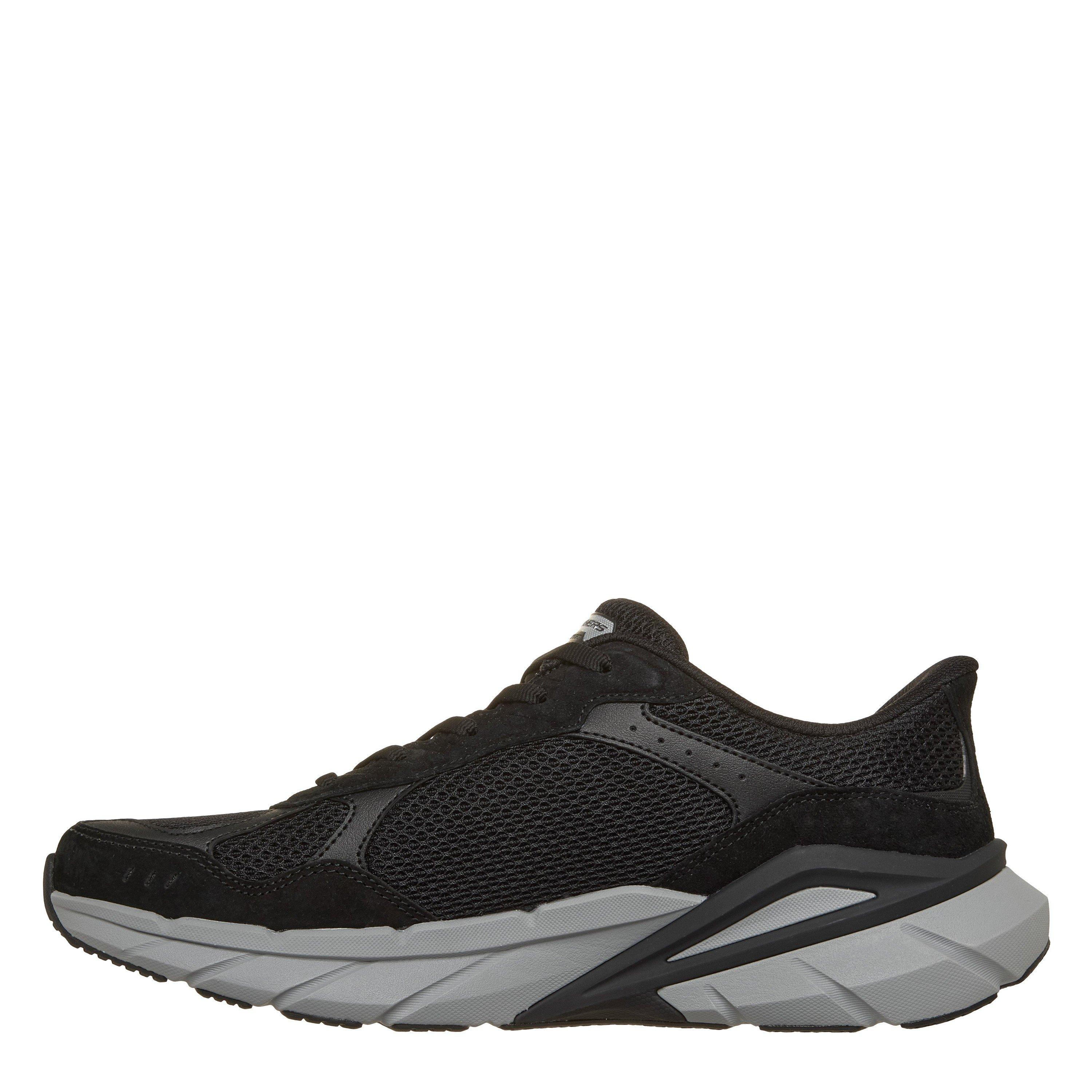 Black/Grey - Skechers - Men's Skech Cage Slip-In Runners - 2