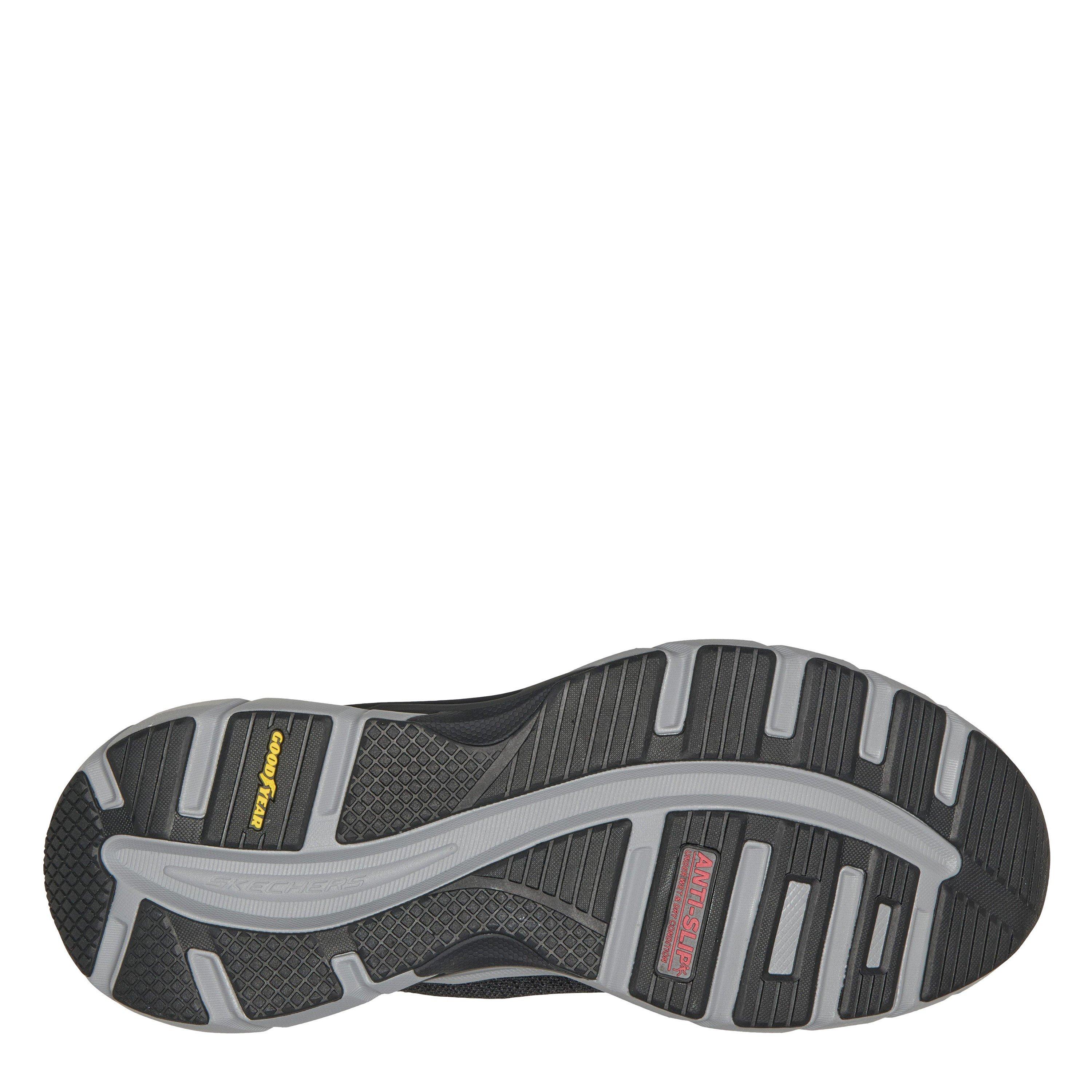 Black/Grey - Skechers - Men's Skech Cage Slip-In Runners - 5