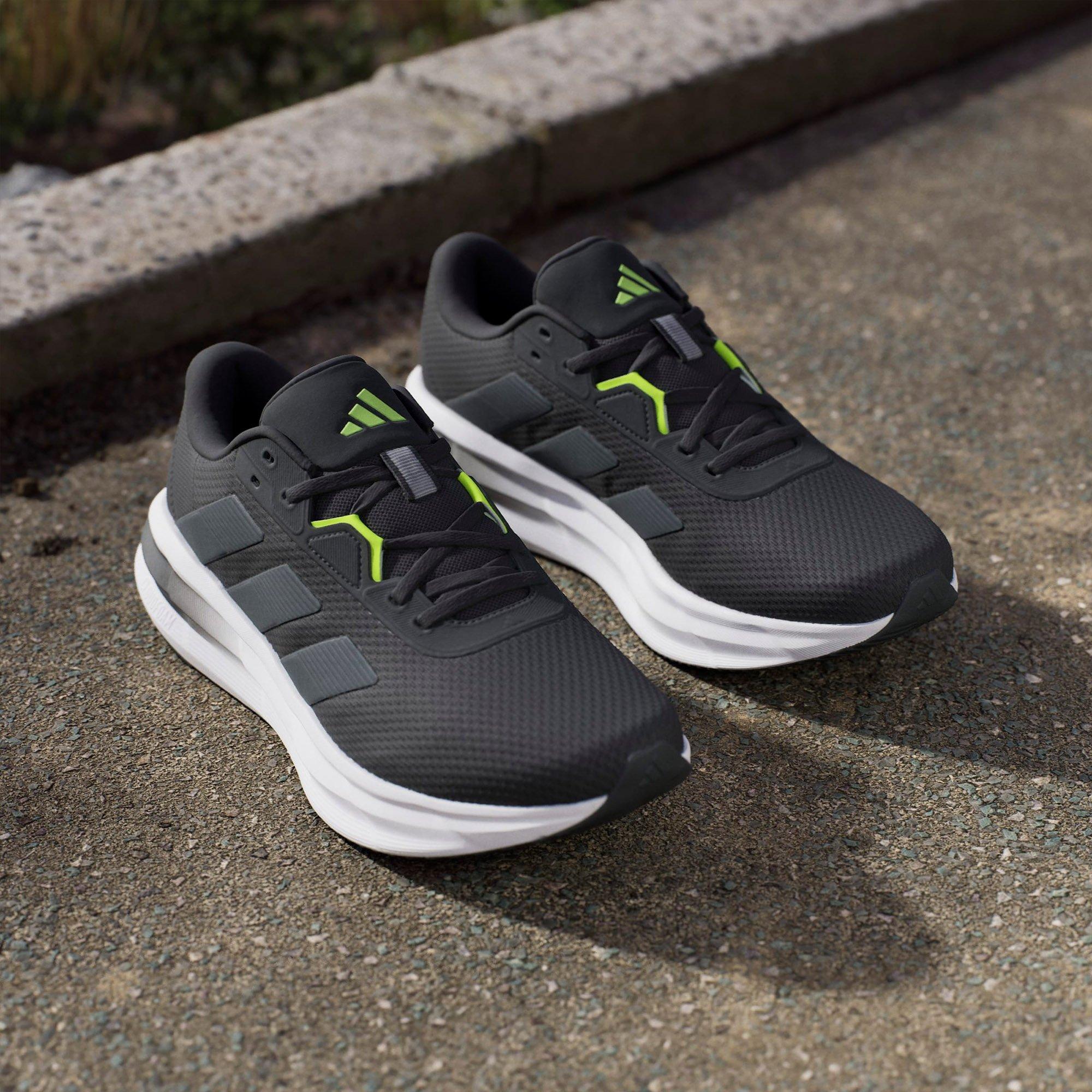 Blk/Carb/Lemon - adidas - Galaxy 7 Mens Running Shoes - 12