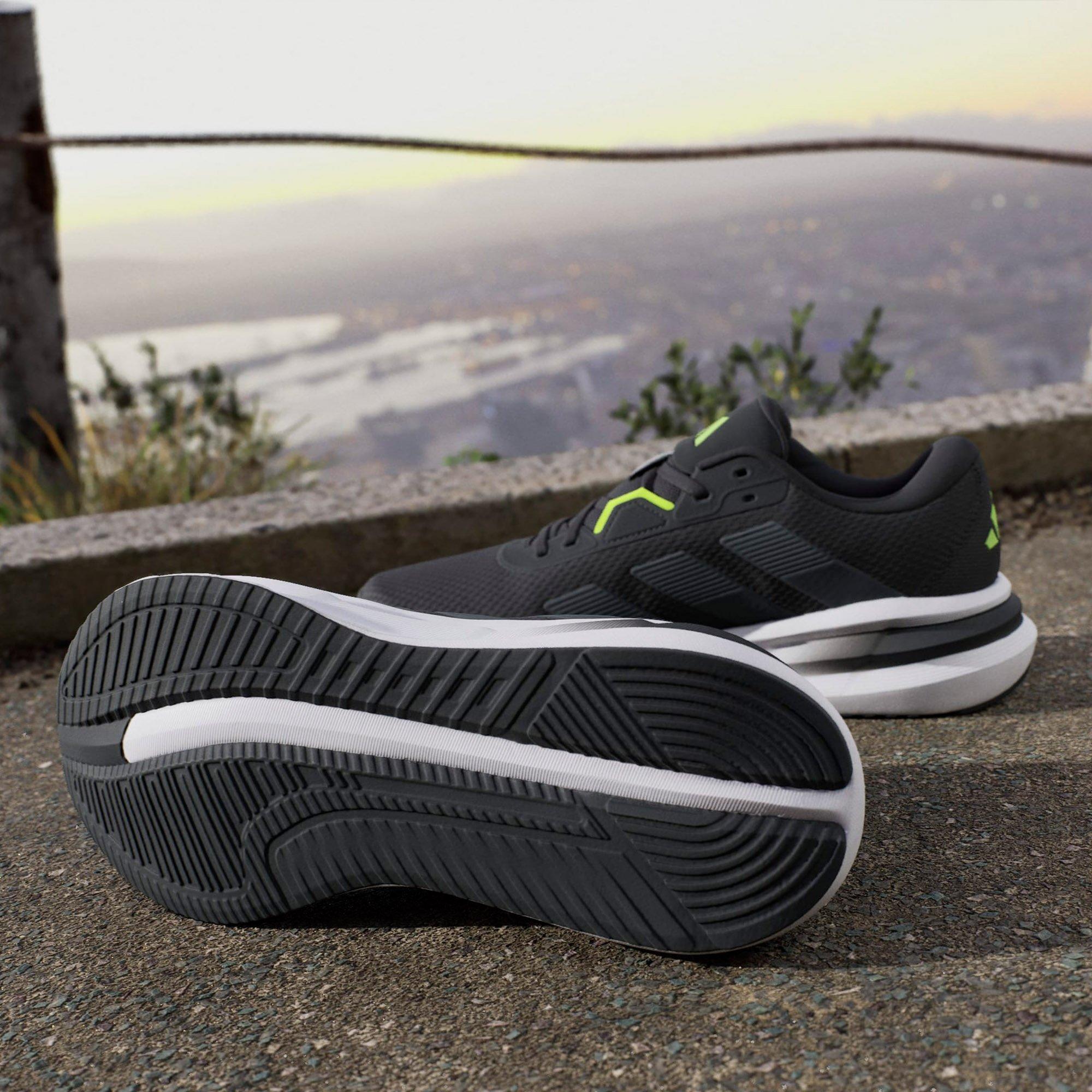 Blk/Carb/Lemon - adidas - Galaxy 7 Mens Running Shoes - 14