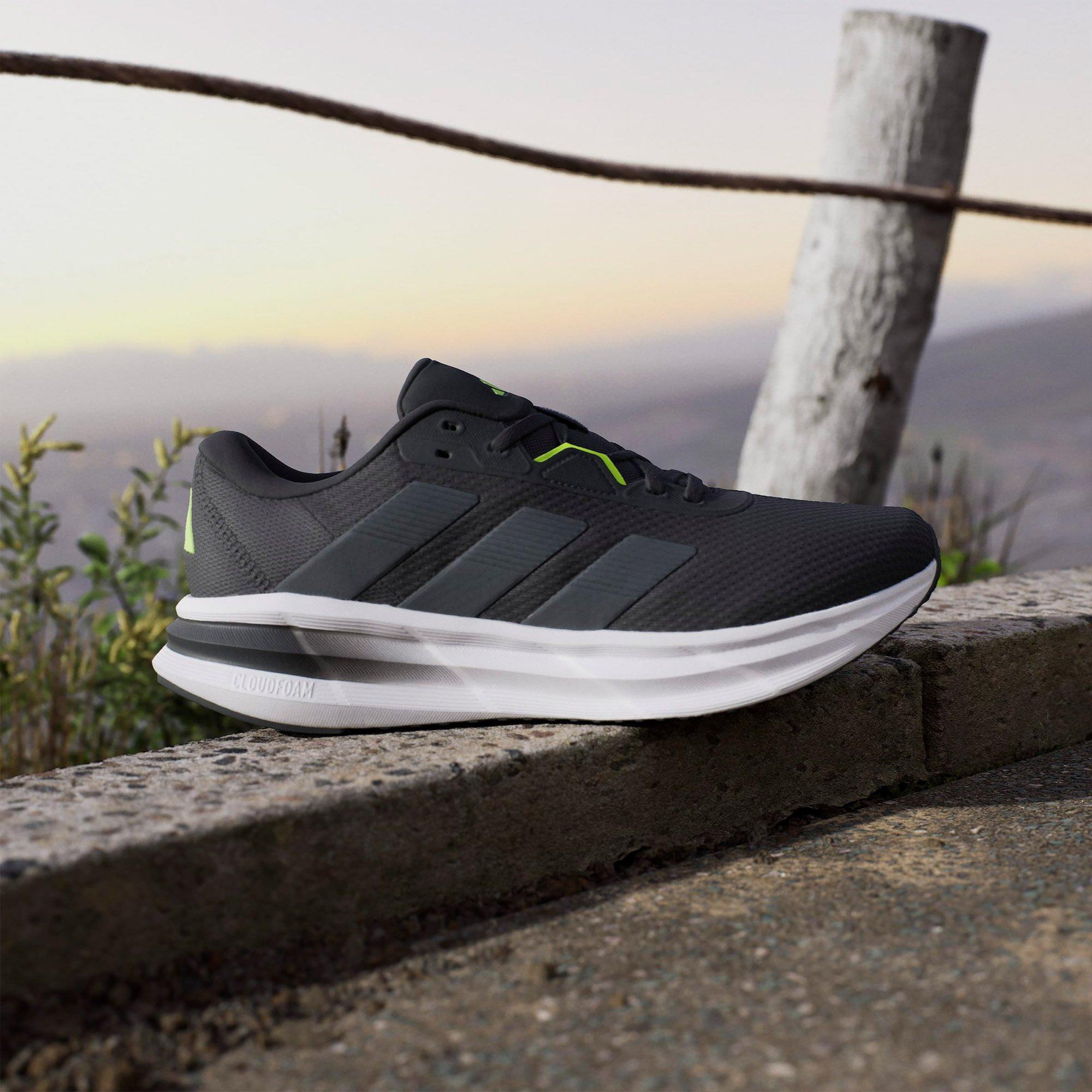 Blk/Carb/Lemon - adidas - Galaxy 7 Mens Running Shoes - 9