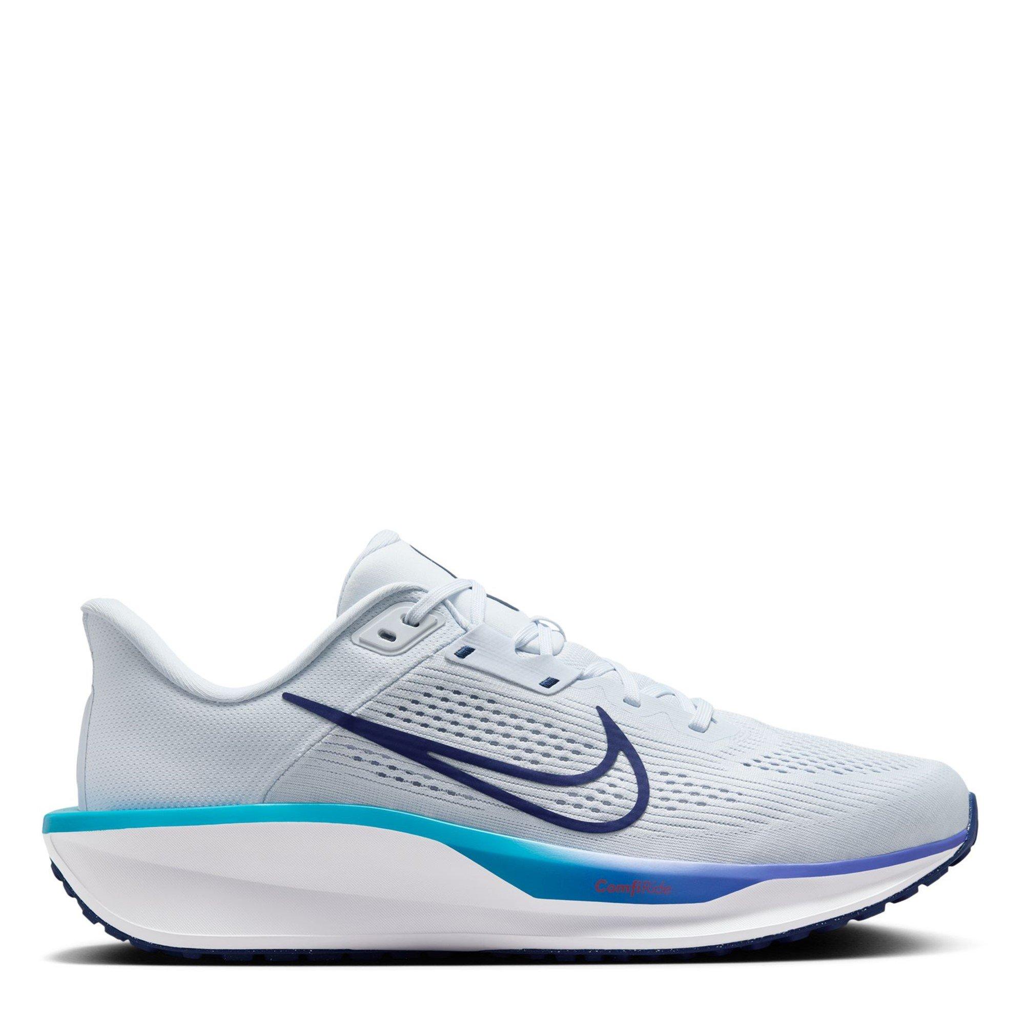 Grey/Blue-Void - Nike - Quest 6 Mens Running Shoes - 1