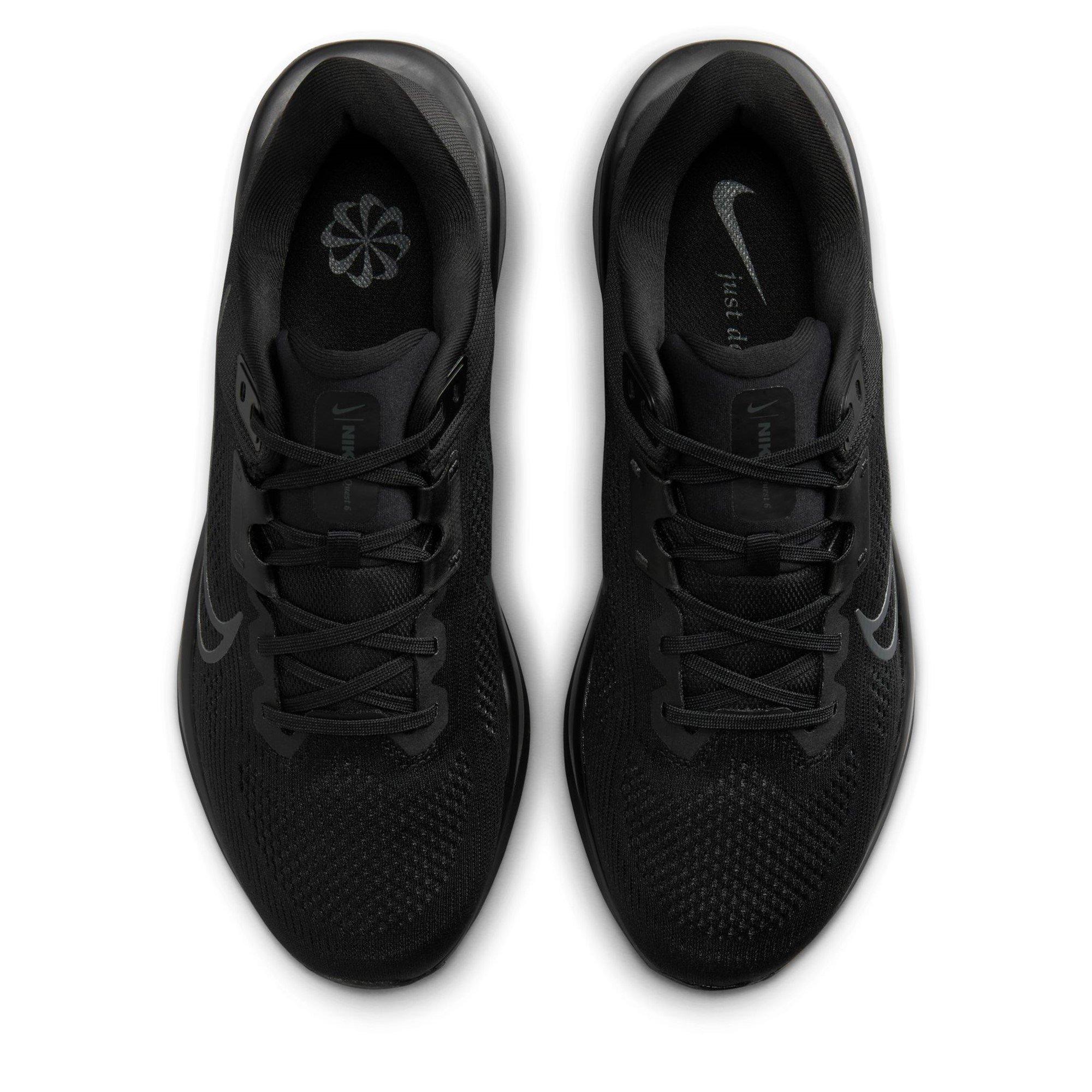Blk/Smoke Grey - Nike - Quest 6 Mens Running Shoes - 5