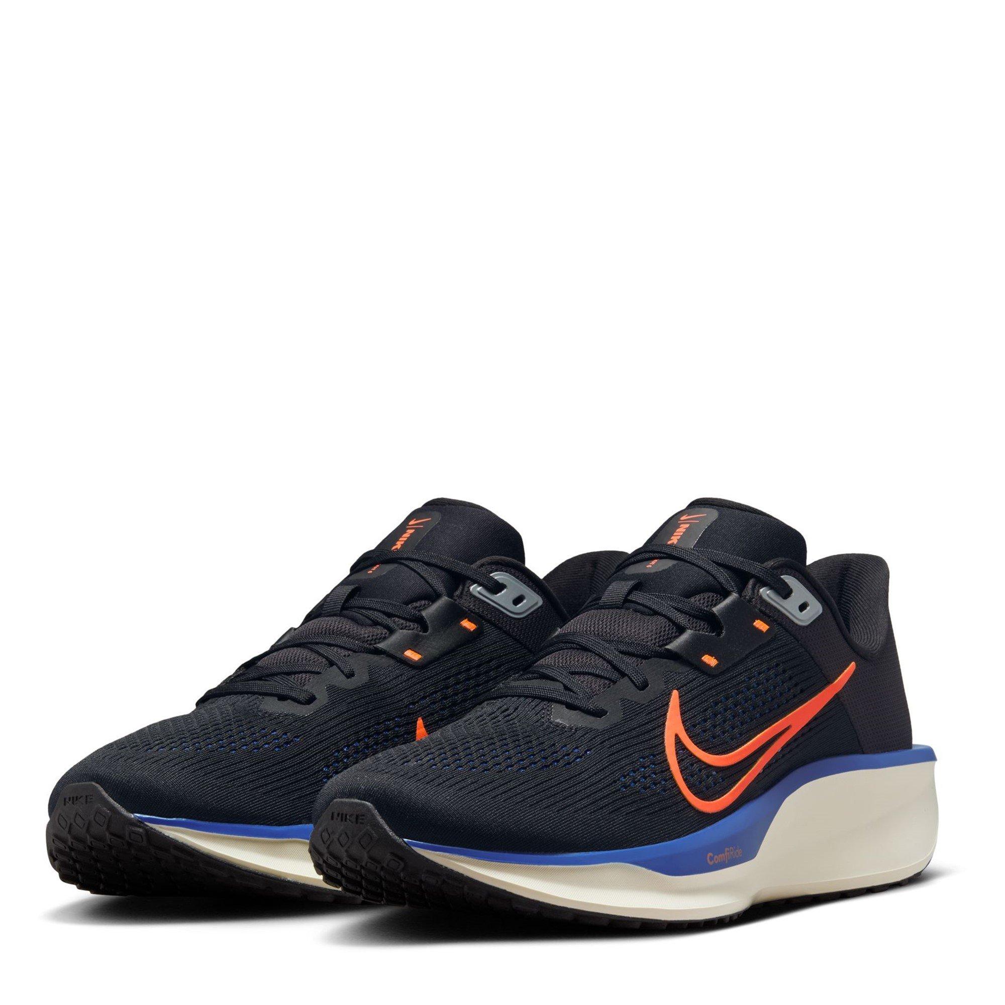 Black/Crim-Blue - Nike - Quest 6 Mens Running Shoes - 3