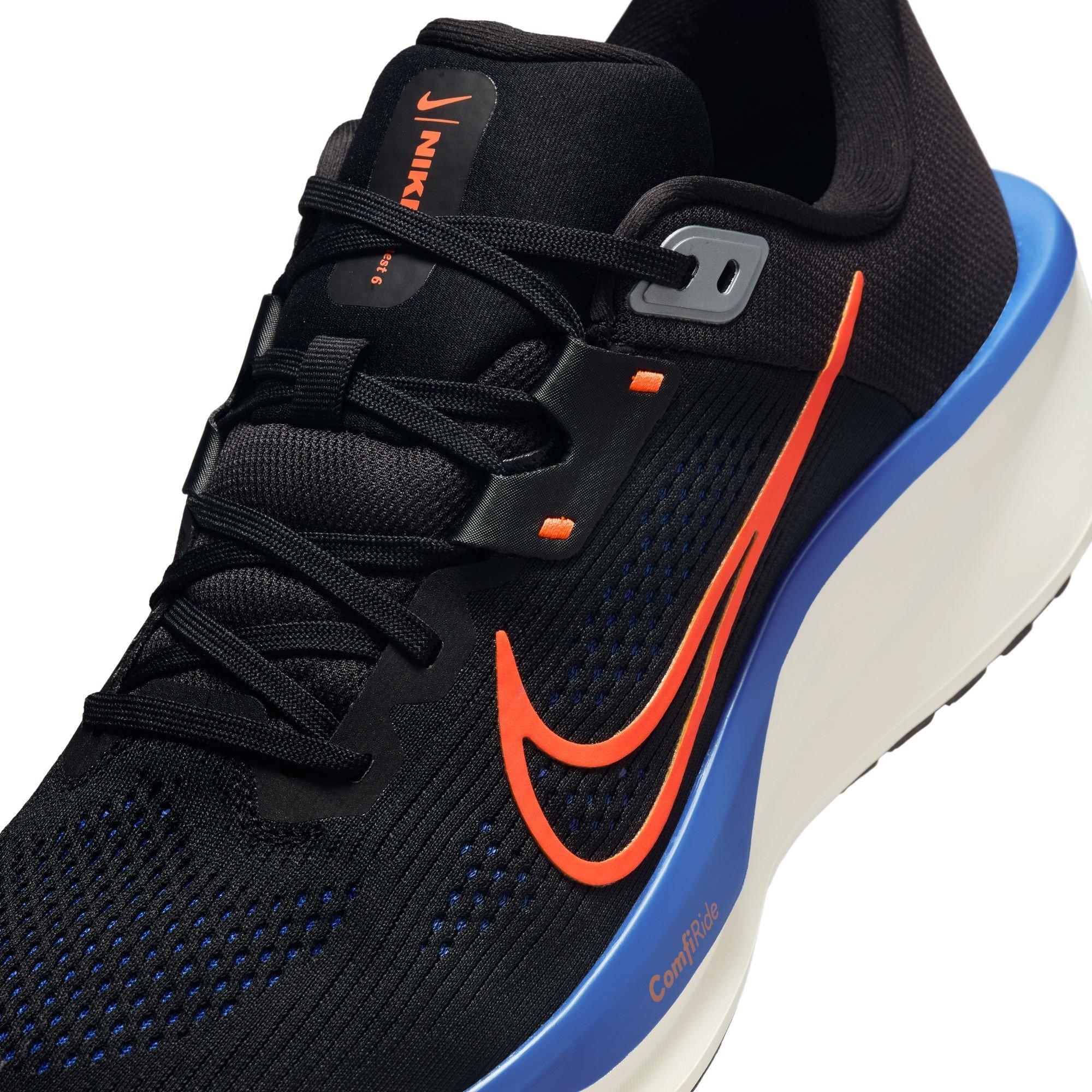 Black/Crim-Blue - Nike - Quest 6 Mens Running Shoes - 7