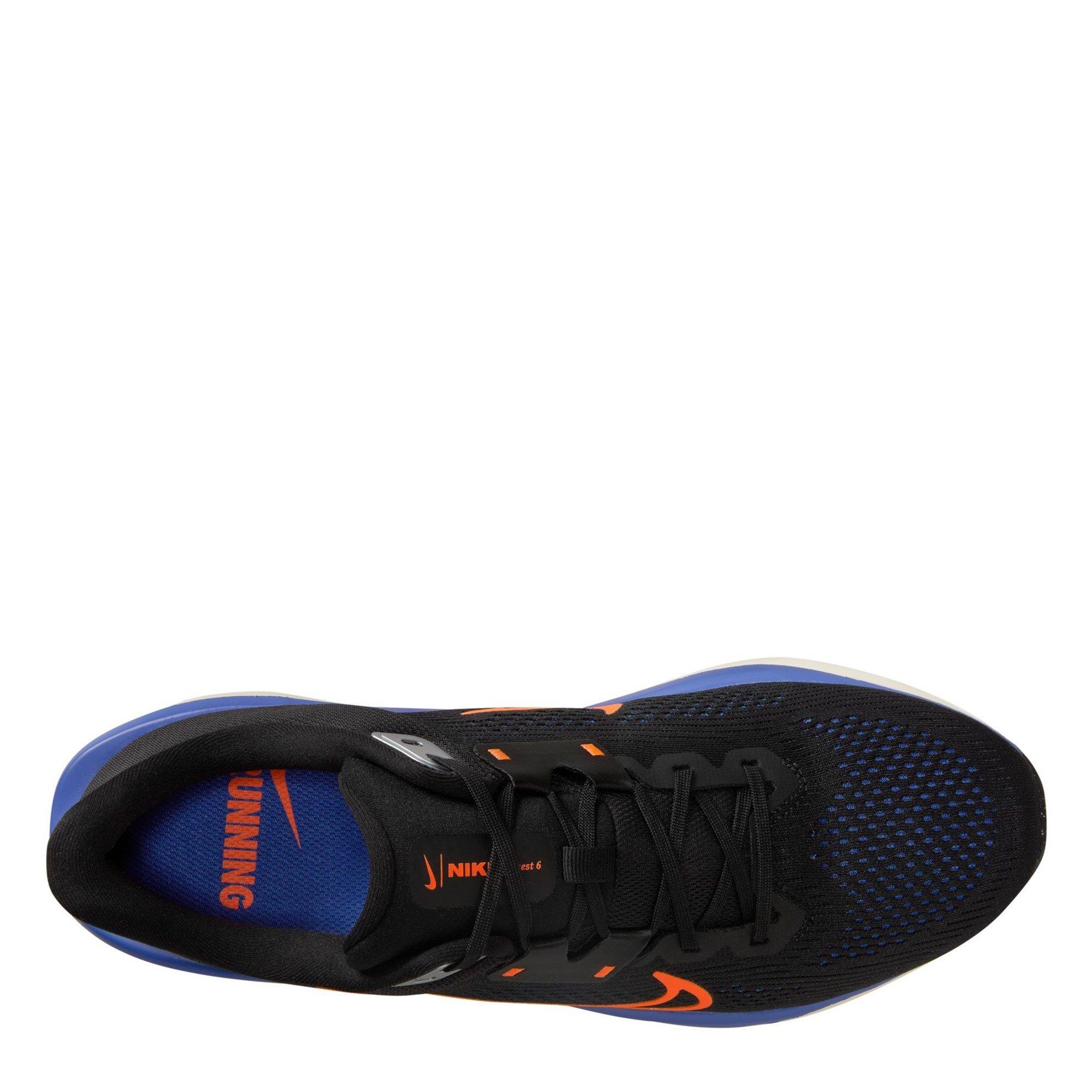 Black/Crim-Blue - Nike - Quest 6 Mens Running Shoes - 9