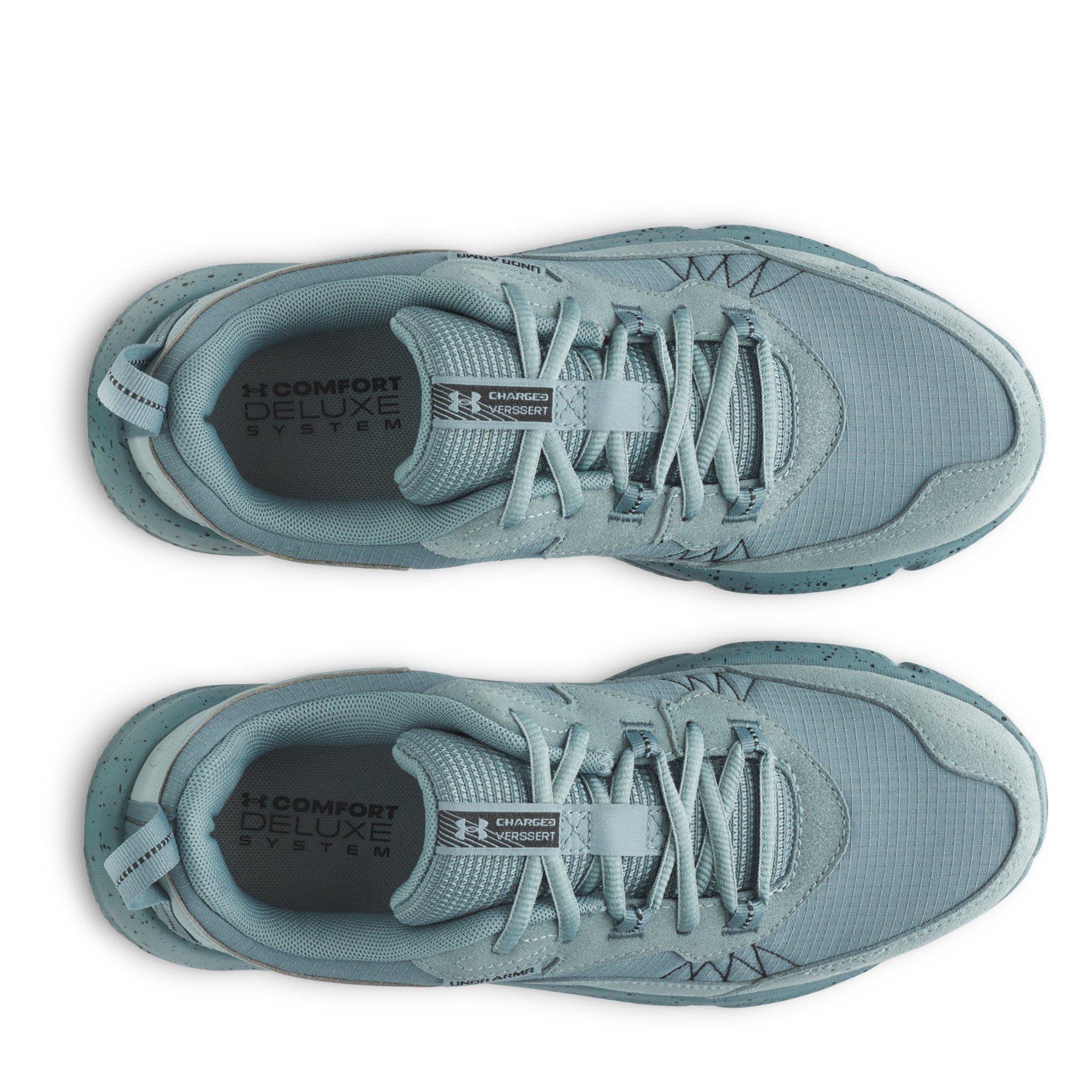 Blue/Serpentine - Under Armour - Charged Verssert 2 Mens Running Shoes - 4