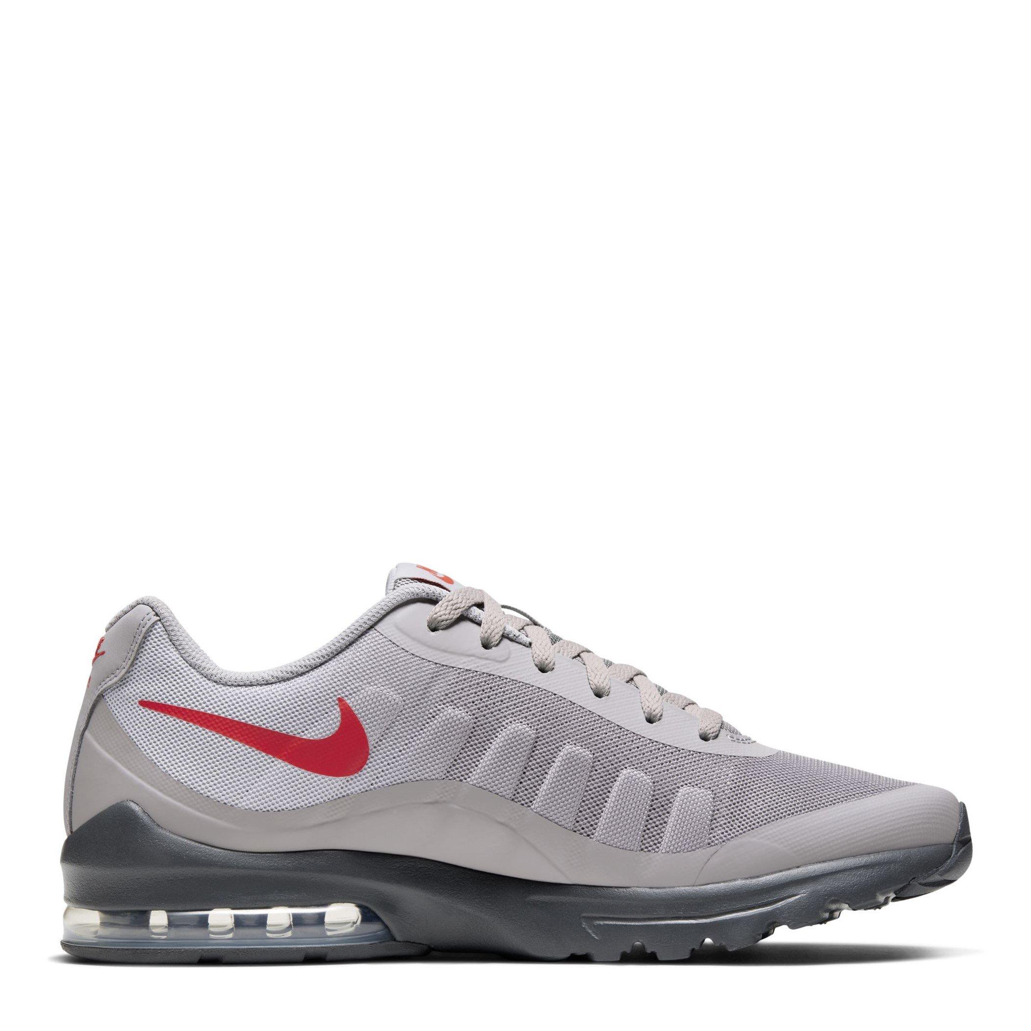 Nike Men's Air Max Invigor Shoes - Silver/Red - 9 (44)