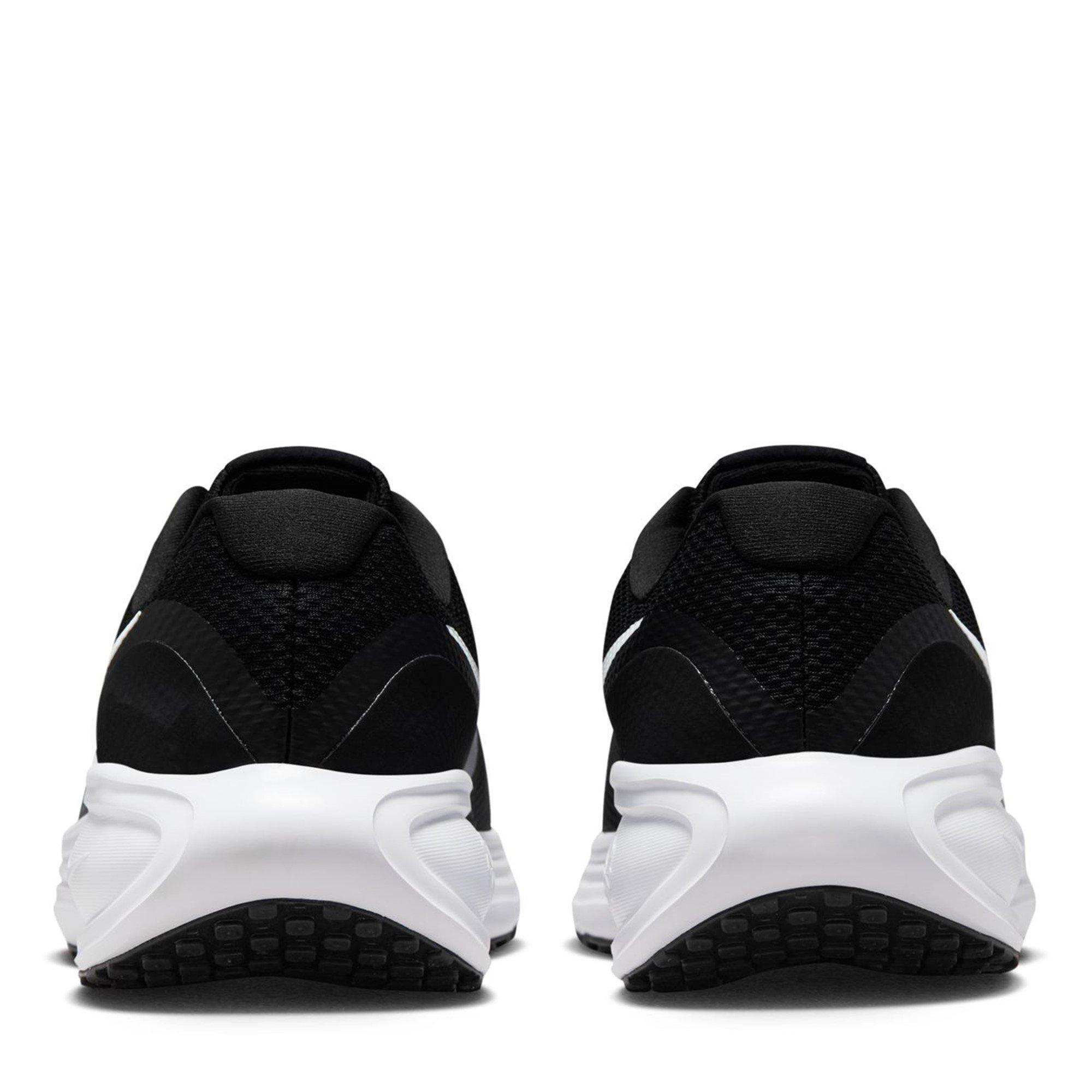 Black/White-Blk - Nike - Revolution 8 Mens Running Shoes - 4