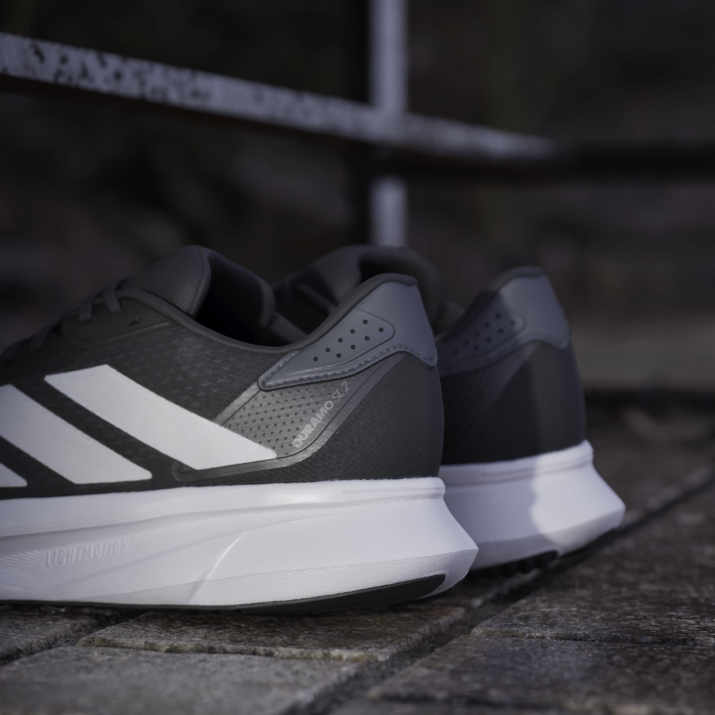 Blk/White/Grey - adidas - Duramo SL2 Mens Running Shoes - 16