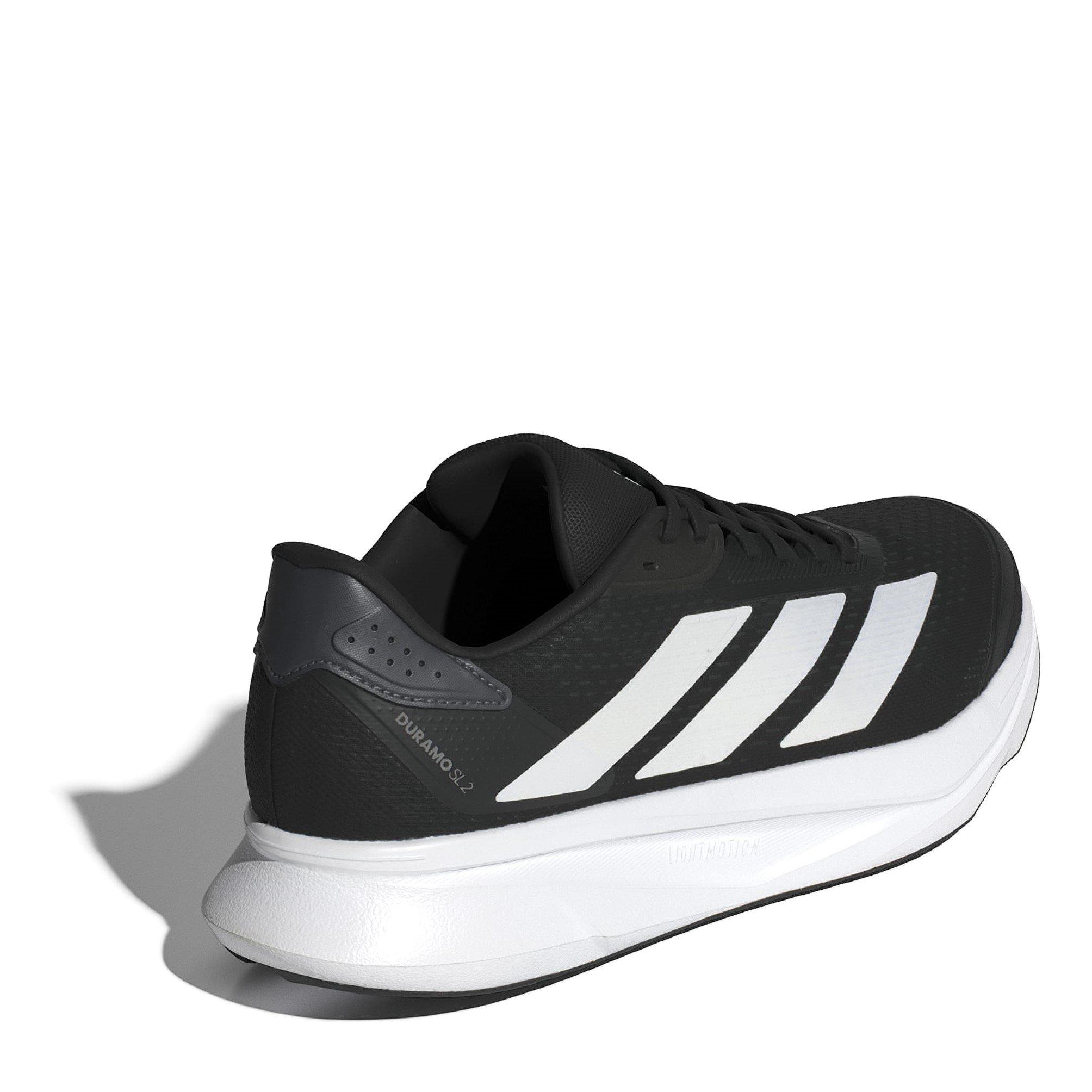 Blk/White/Grey - adidas - Duramo SL2 Mens Running Shoes - 4