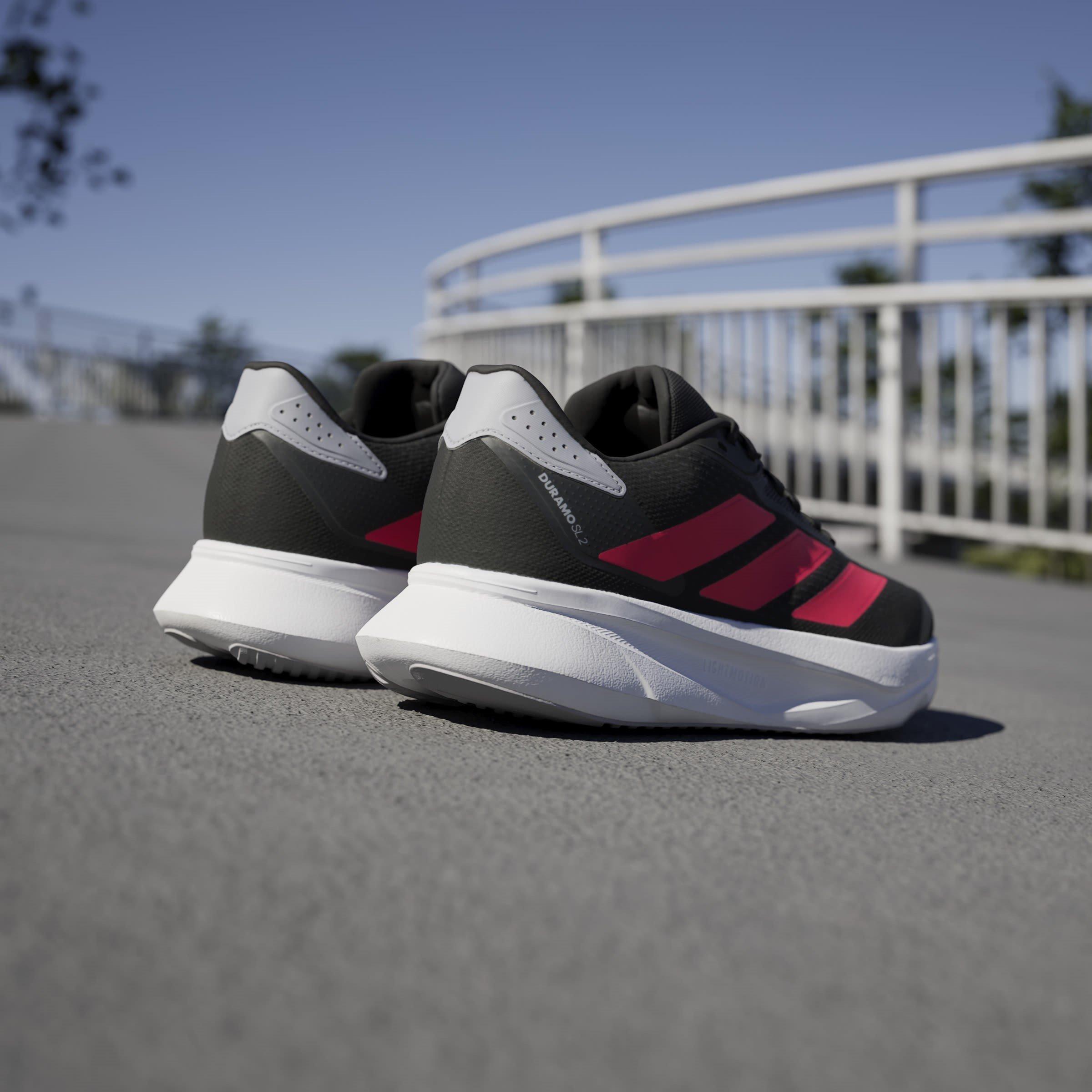 CBlk/Red/Silver - adidas - Duramo SL2 Mens Running Shoes - 14