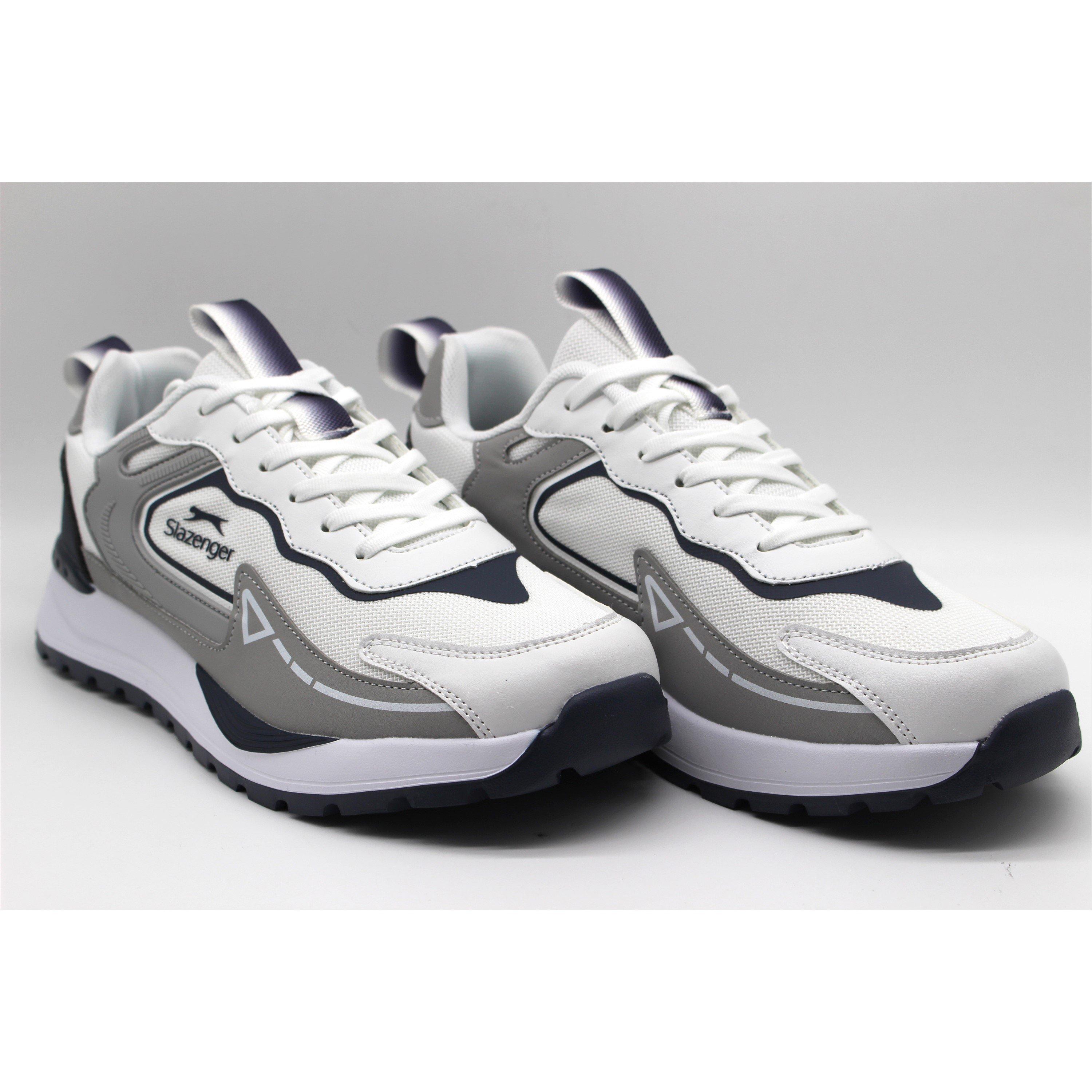 WHITE/NAVY - Slazenger - Men's Trainers - 4