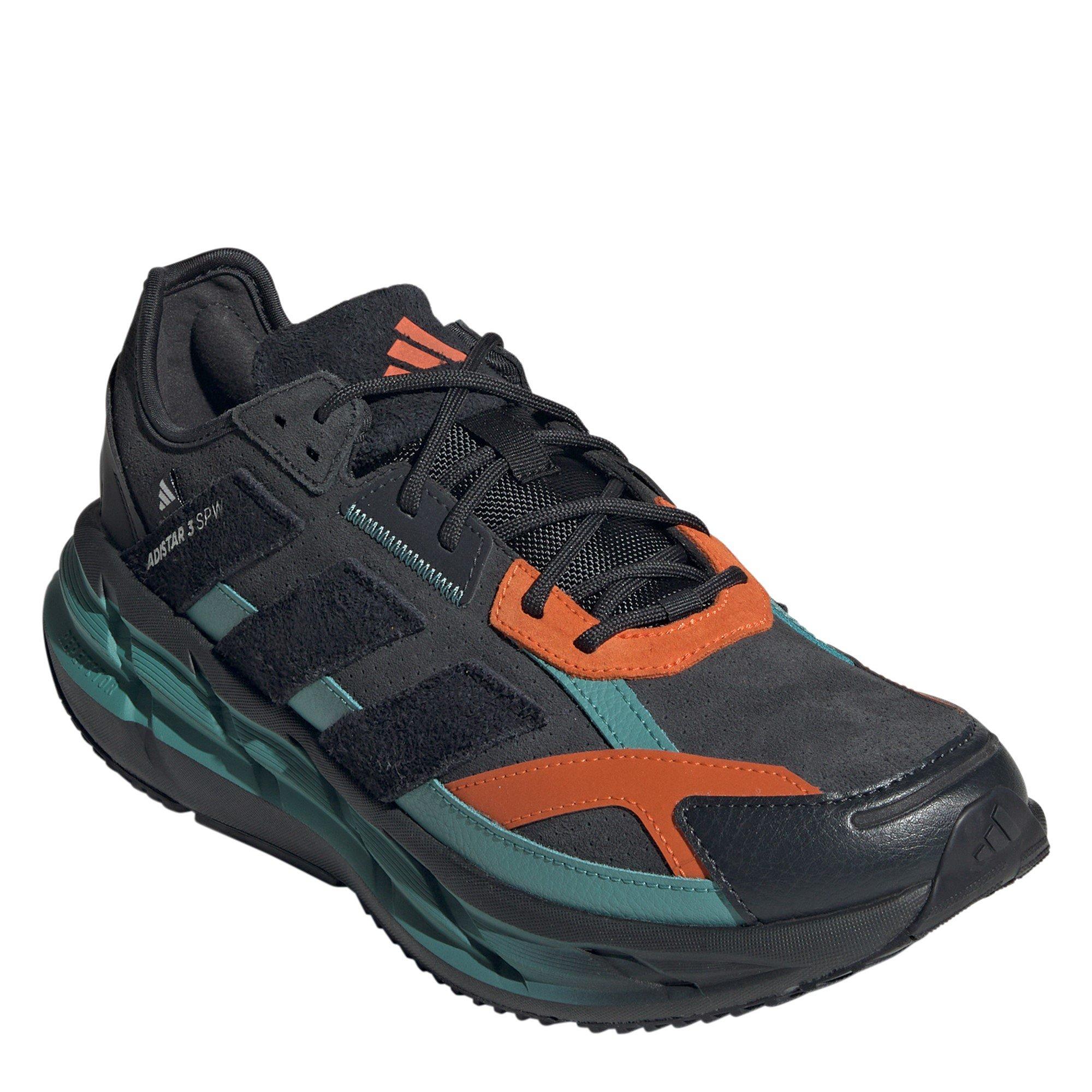Carbon/Blk/Ora - adidas - Adistar 3 Sportswear Shoes Mens - 3