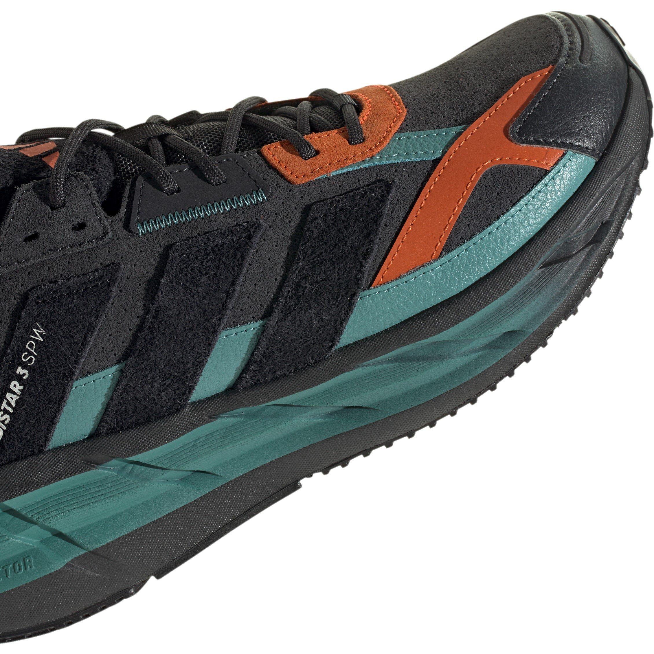 Carbon/Blk/Ora - adidas - Adistar 3 Sportswear Shoes Mens - 8
