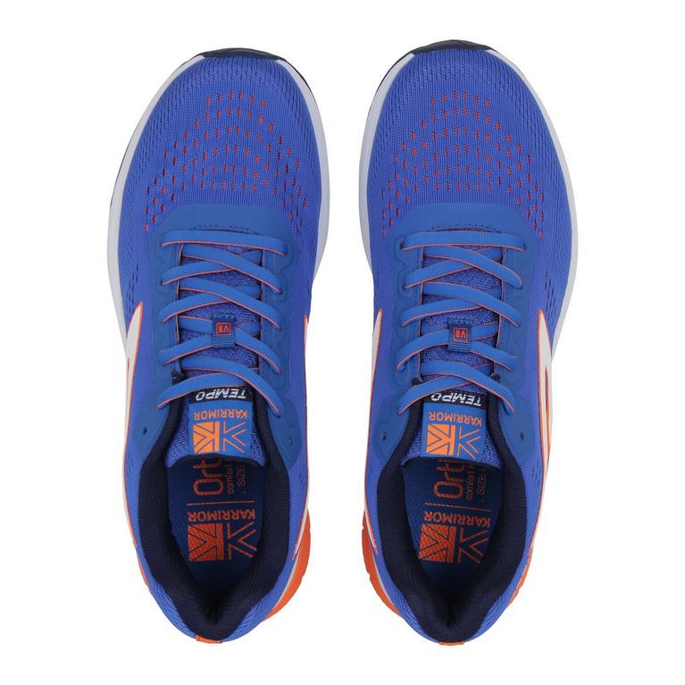 Bleu/Orange - Karrimor - Tempo 8 Mens Running Trainers - 5