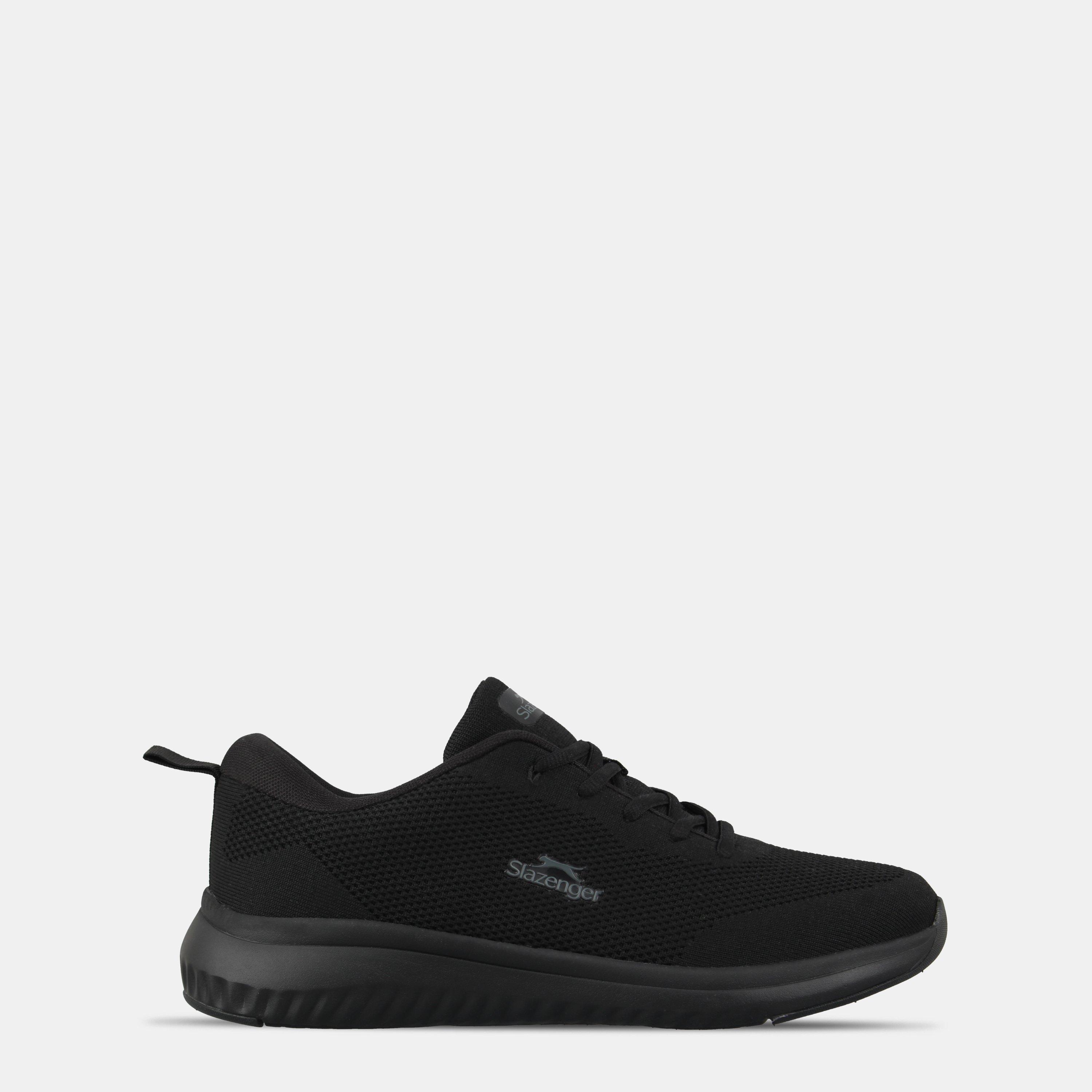 Slazenger Men's Jenson Trainer - Black/Black - 12 (47)