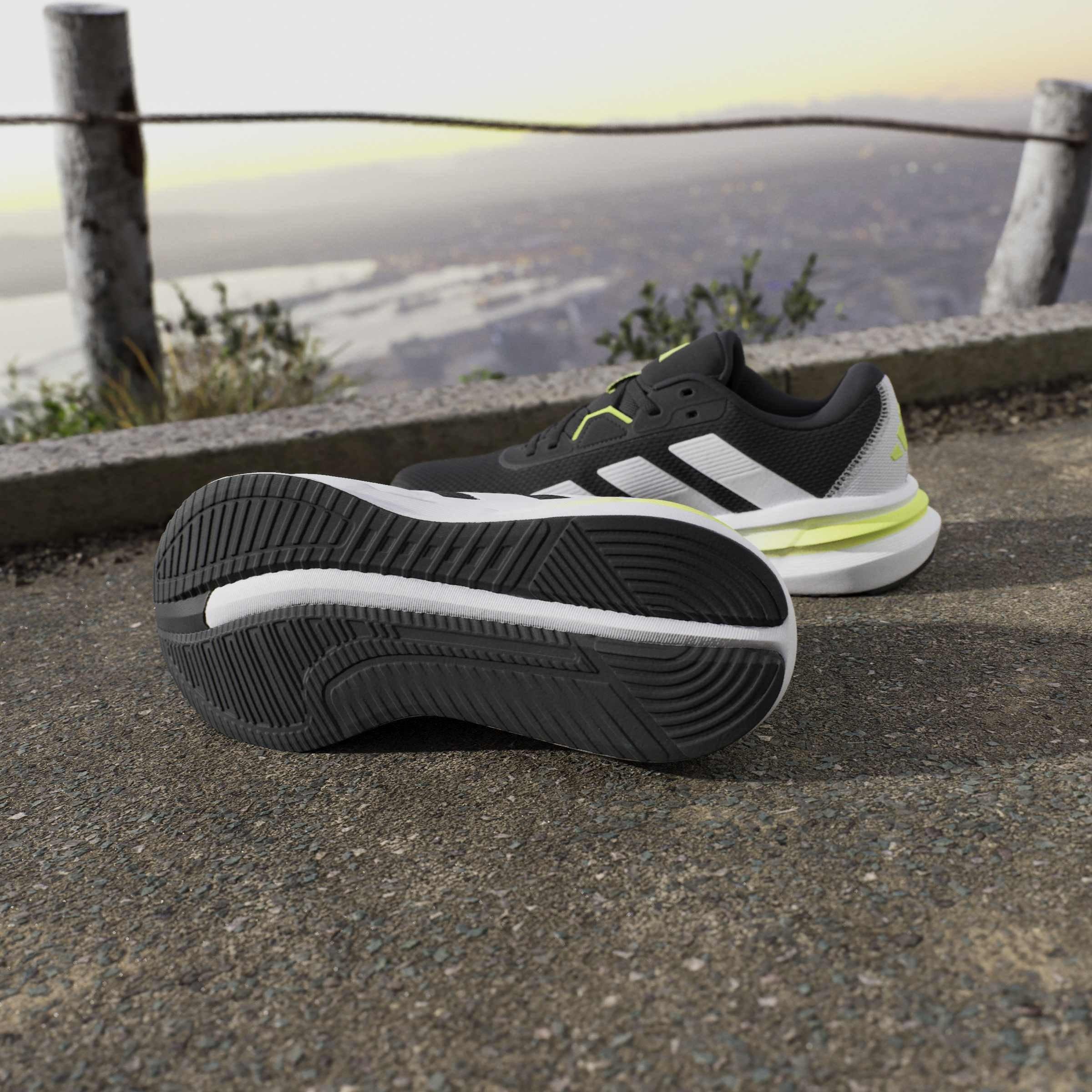 Sort/Hvid/Limegrøn - adidas - Galaxy 7 Running Shoes Mens - 11