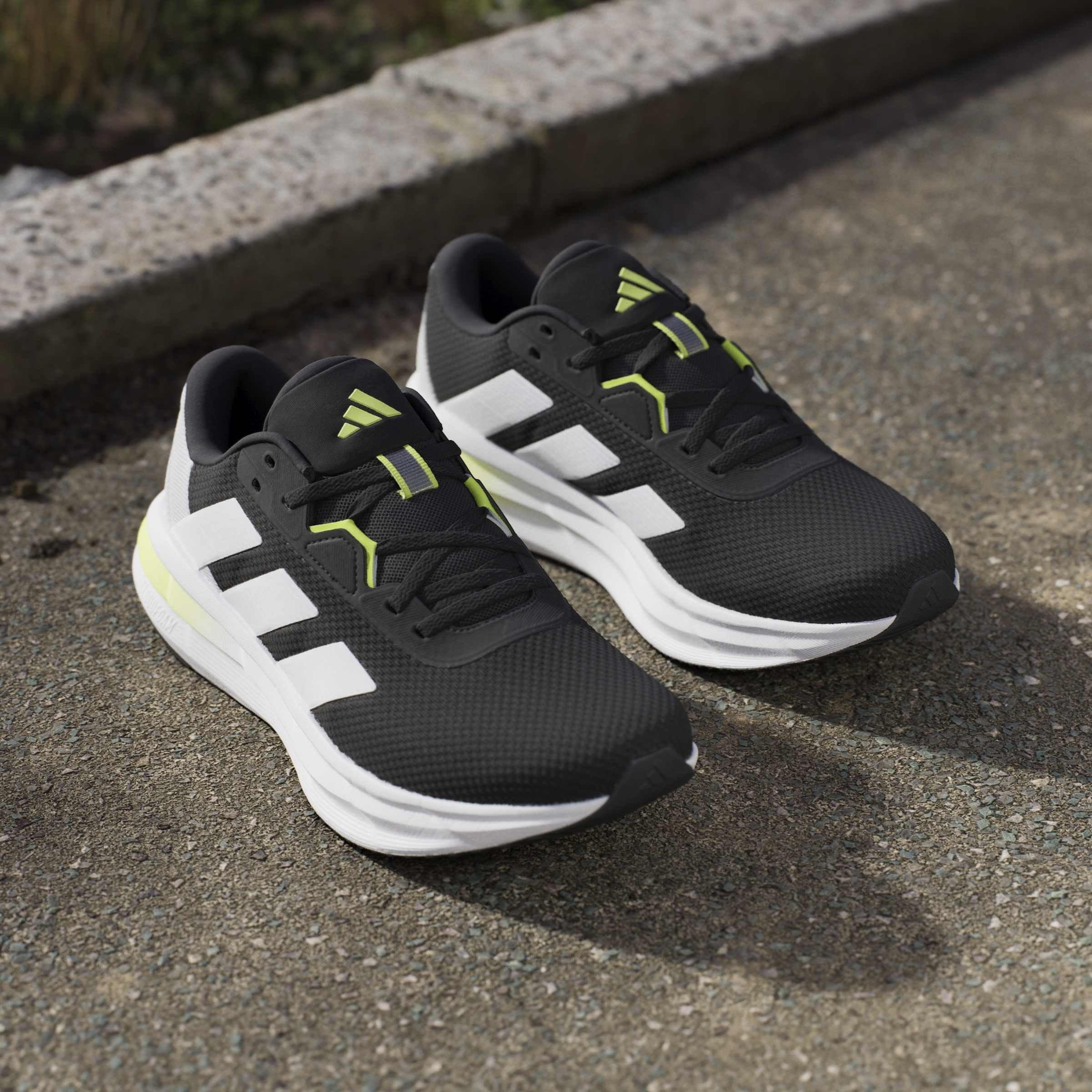 Sort/Hvid/Limegrøn - adidas - Galaxy 7 Running Shoes Mens - 15