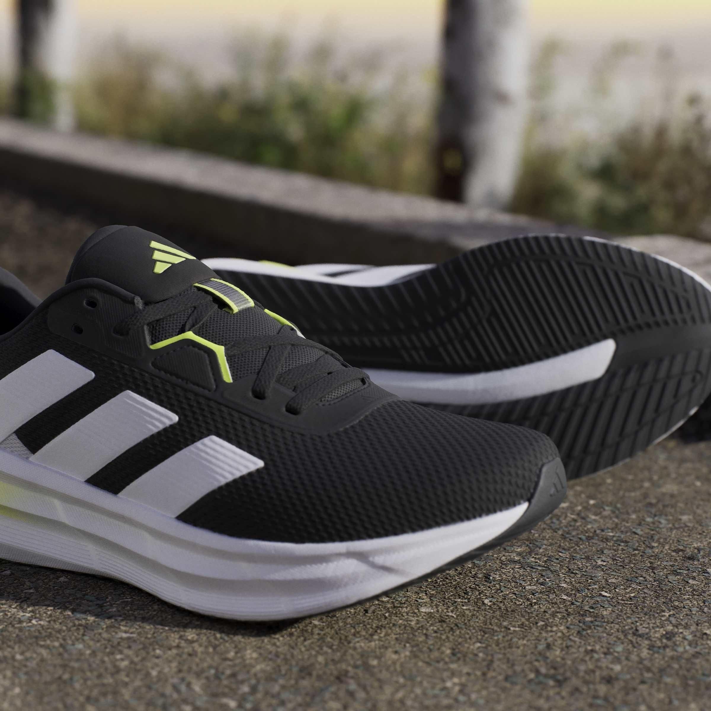 Sort/Hvid/Limegrøn - adidas - Galaxy 7 Running Shoes Mens - 16