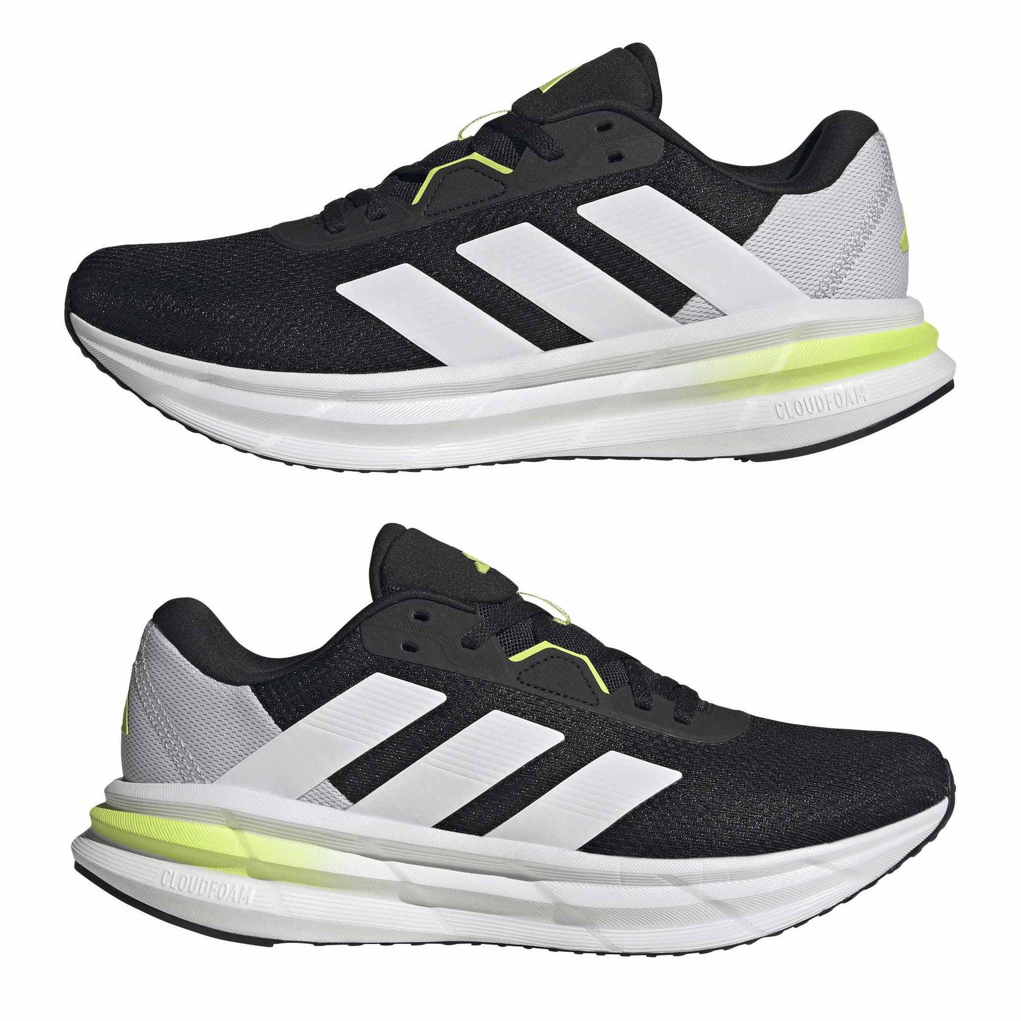 Sort/Hvid/Limegrøn - adidas - Galaxy 7 Running Shoes Mens - 9