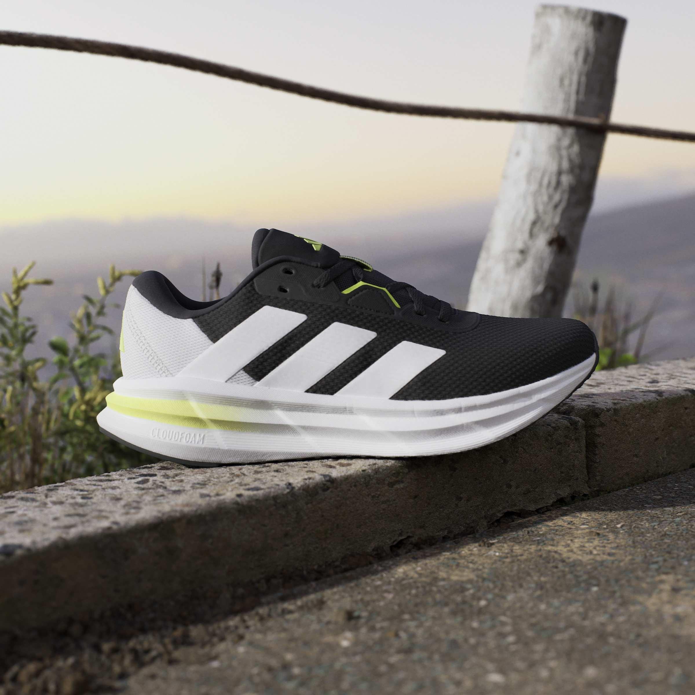 Sort/Hvid/Limegrøn - adidas - Galaxy 7 Running Shoes Mens - 10
