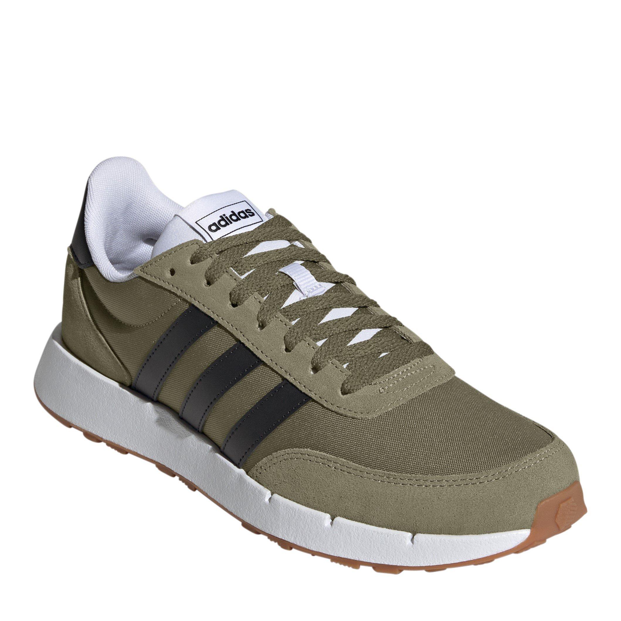 Focus Olive/ Bl - adidas - Run 60s 2.0 Shoes Mens - 3