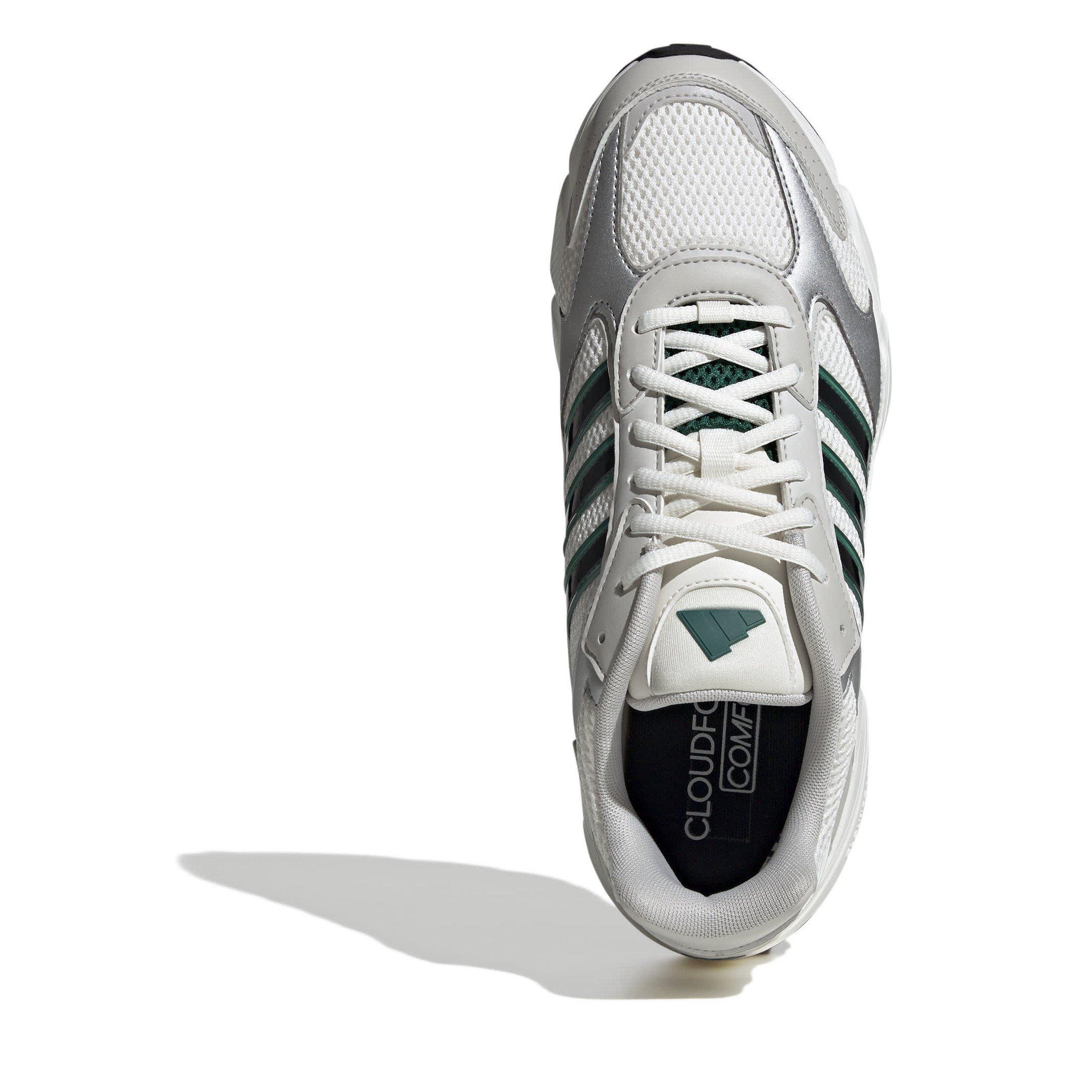 Wht/Grn/SilvMet - adidas - Crazychaos 2000 Mens Shoes - 5