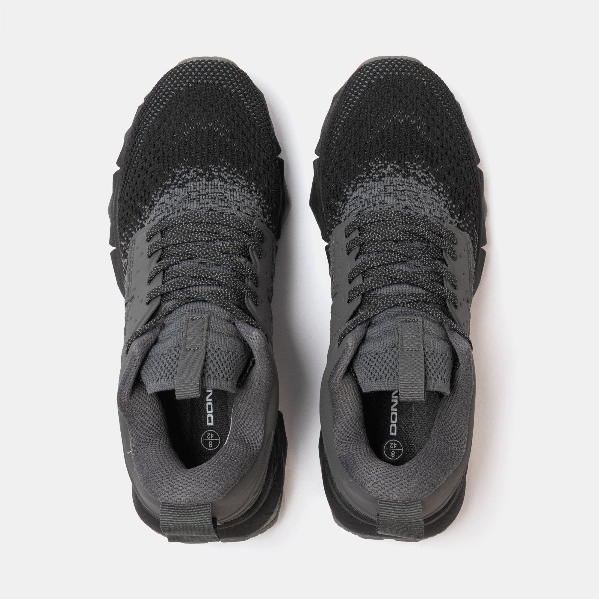 Dark Grey/Black - Donnay - Knit Runner Men - 5