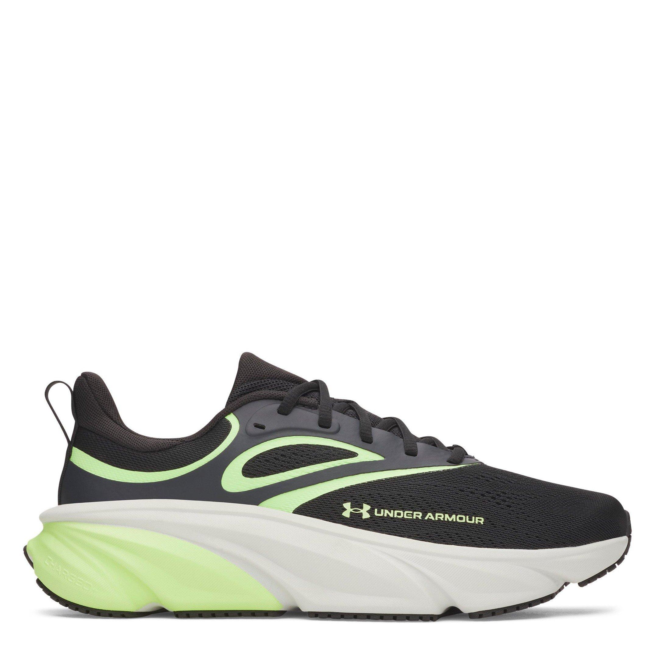 Under Armour Men's Ua Charged+ Rogue 6 - Black/Lime - 9 (44)
