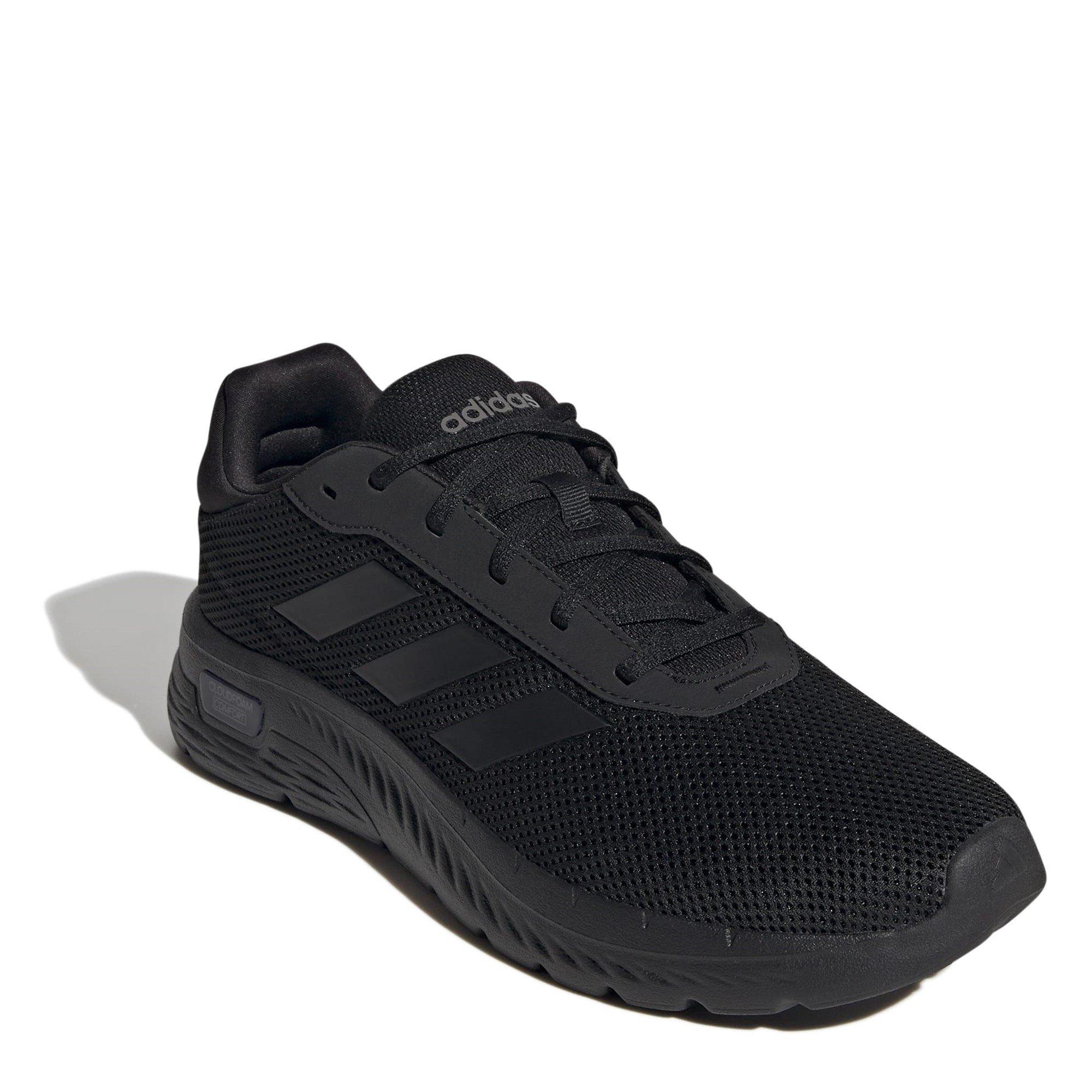CBlack/Iron Met - adidas - Cloudfoam Comfy Mens Shoes - 3