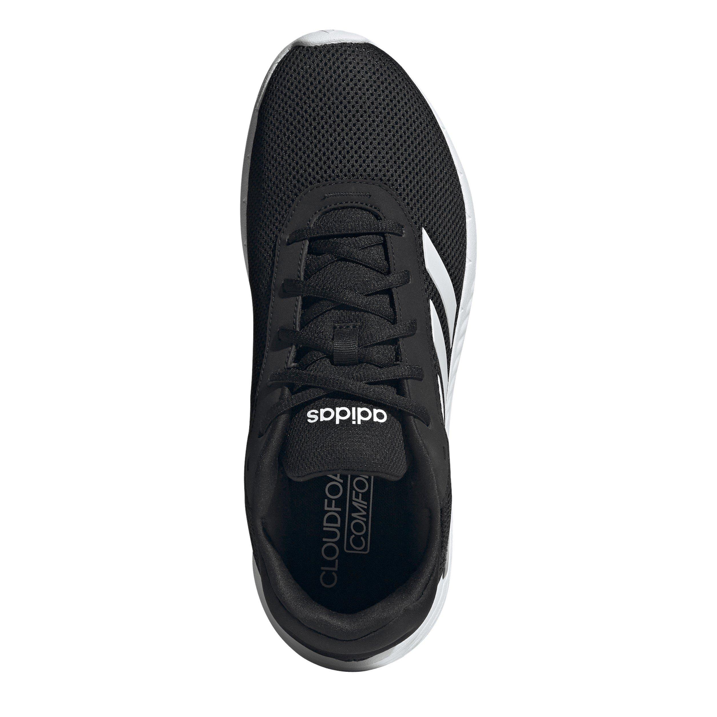 CBlack/Wht/Blk - adidas - Cloudfoam Comfy Mens Shoes - 6