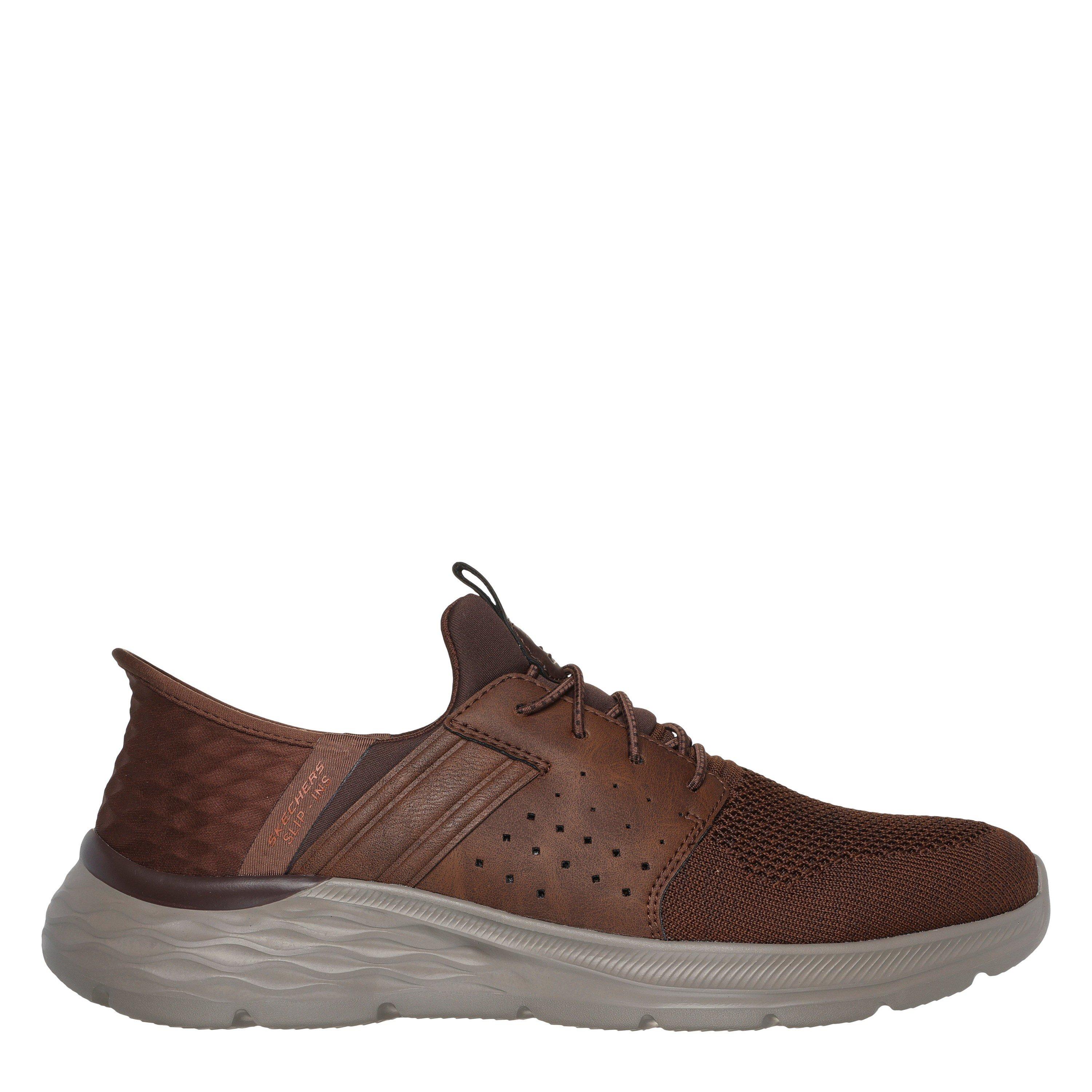 Dark Brown - Skechers - Slip-Ins Relaxed Fit: Garner - Newick - 1