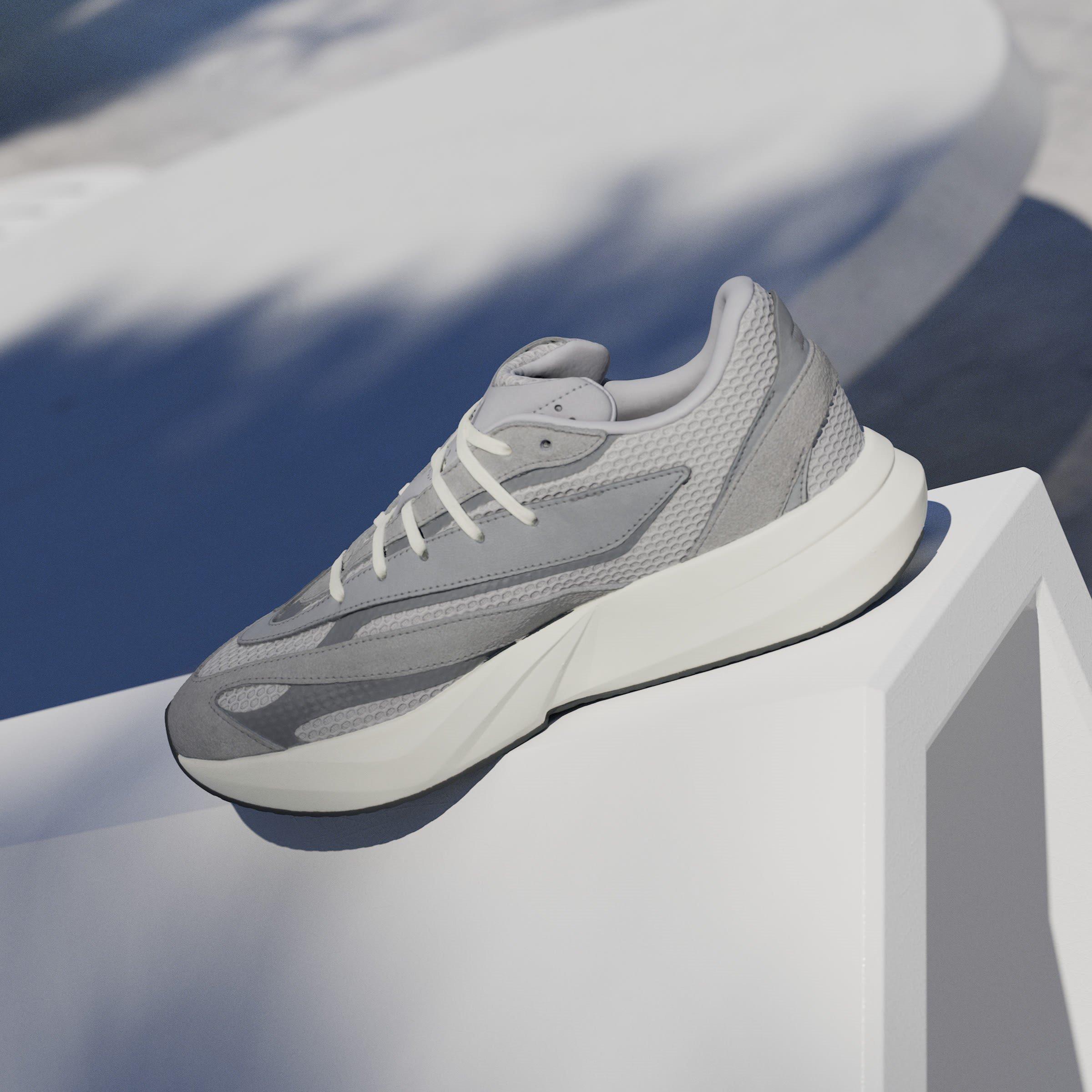 Grey/Iron Met - adidas - Lightblaze Mens Shoes - 13