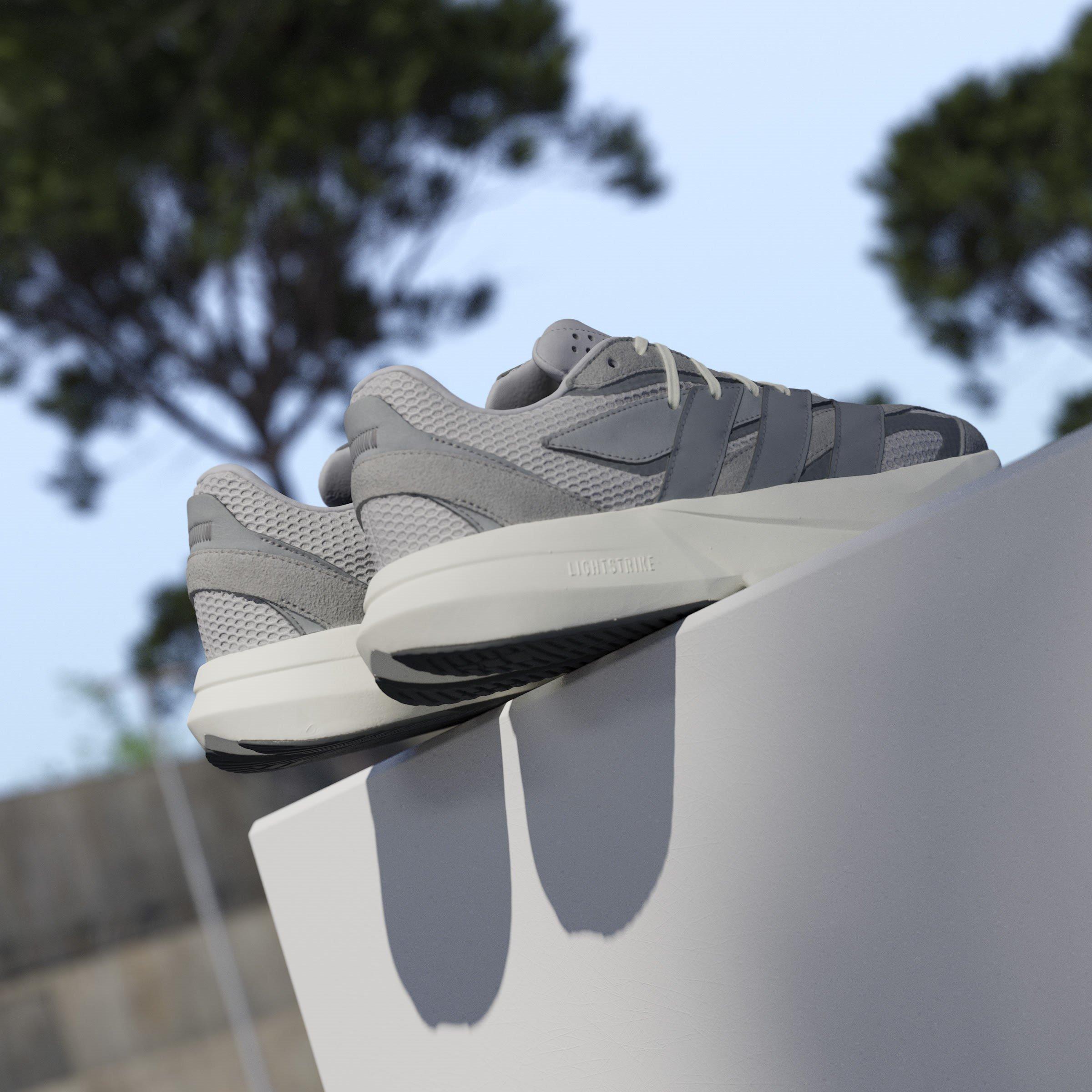 Grey/Iron Met - adidas - Lightblaze Mens Shoes - 14