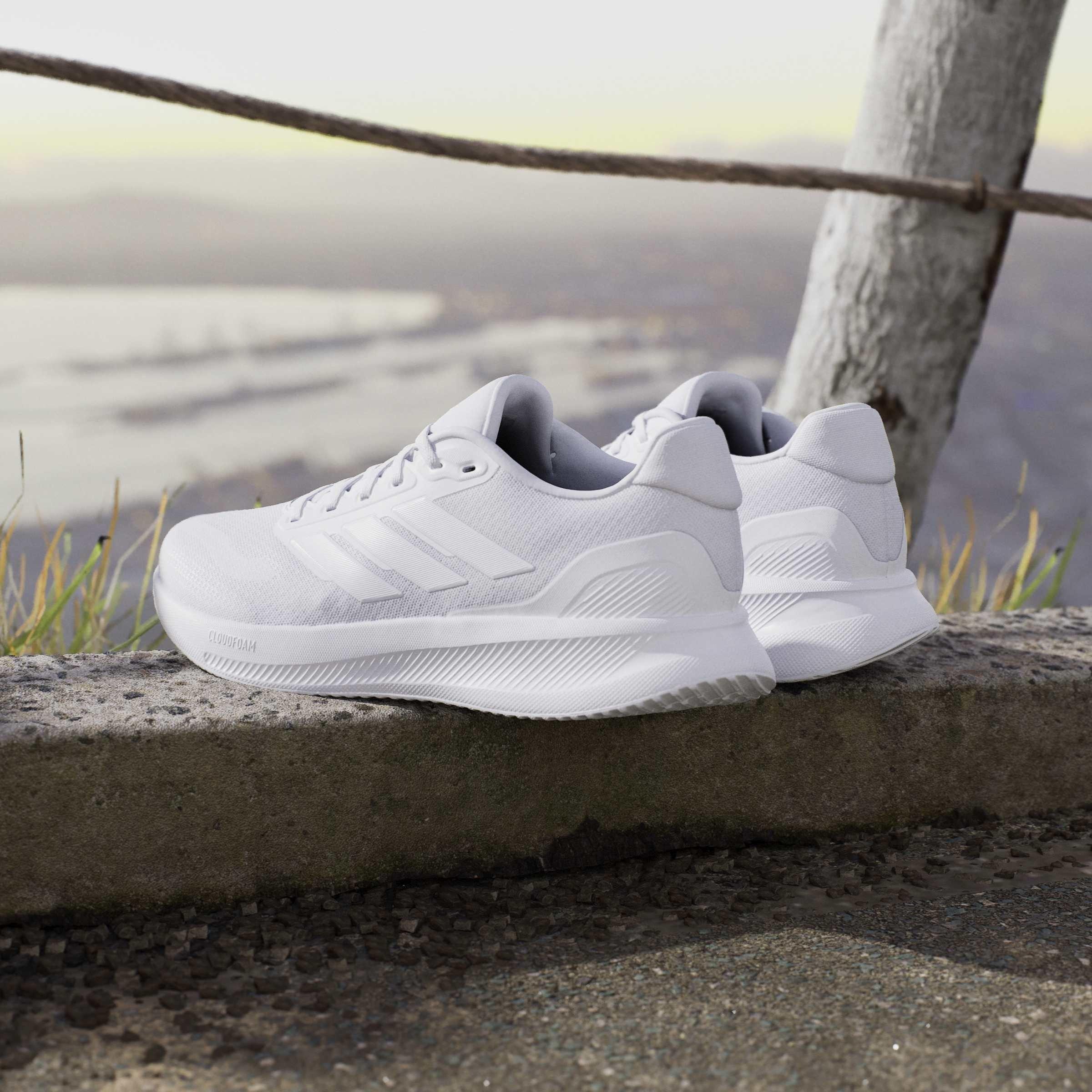 White/FtwWht - adidas - Runfalcon 5 Mens Running Shoes - 13