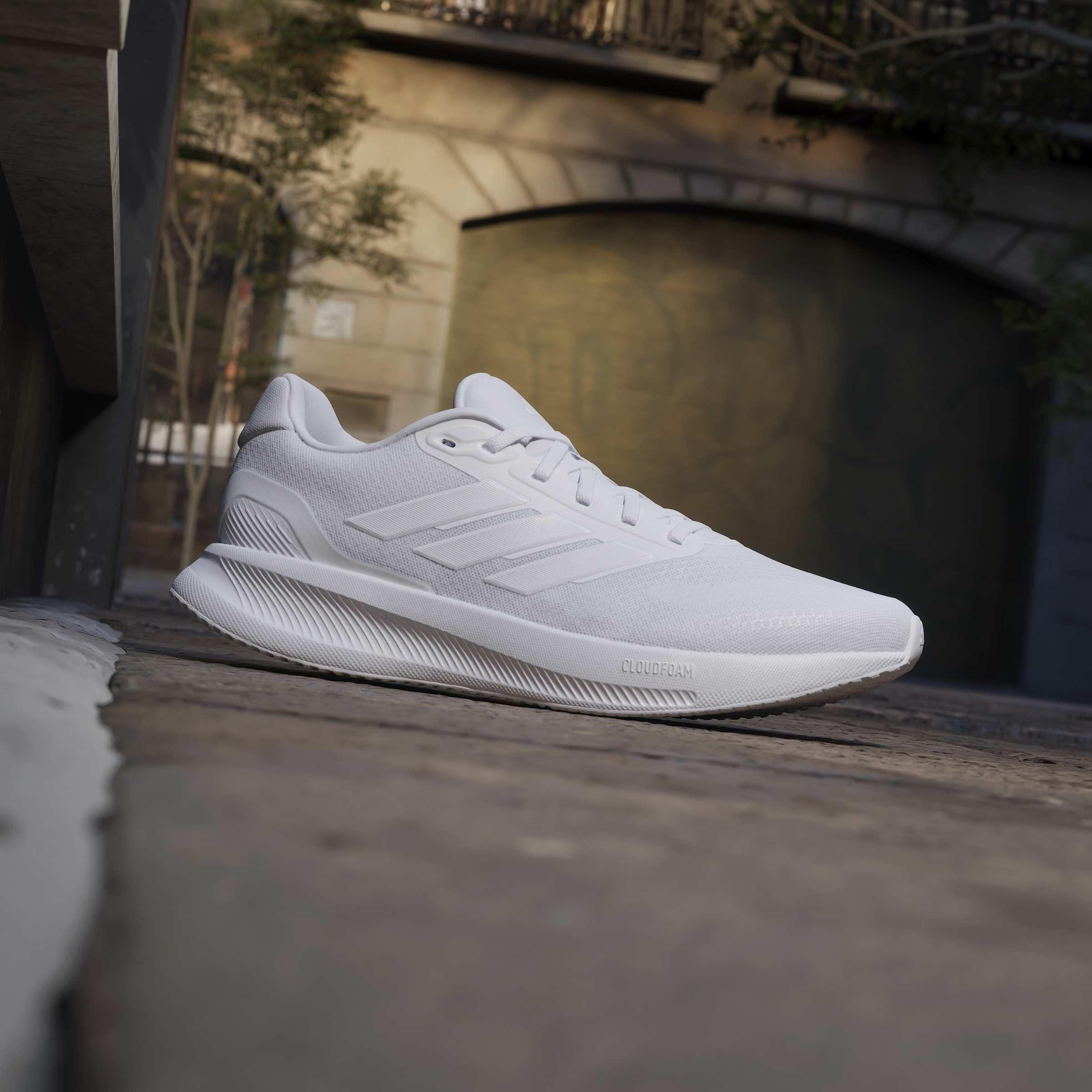 White/FtwWht - adidas - Runfalcon 5 Mens Running Shoes - 10