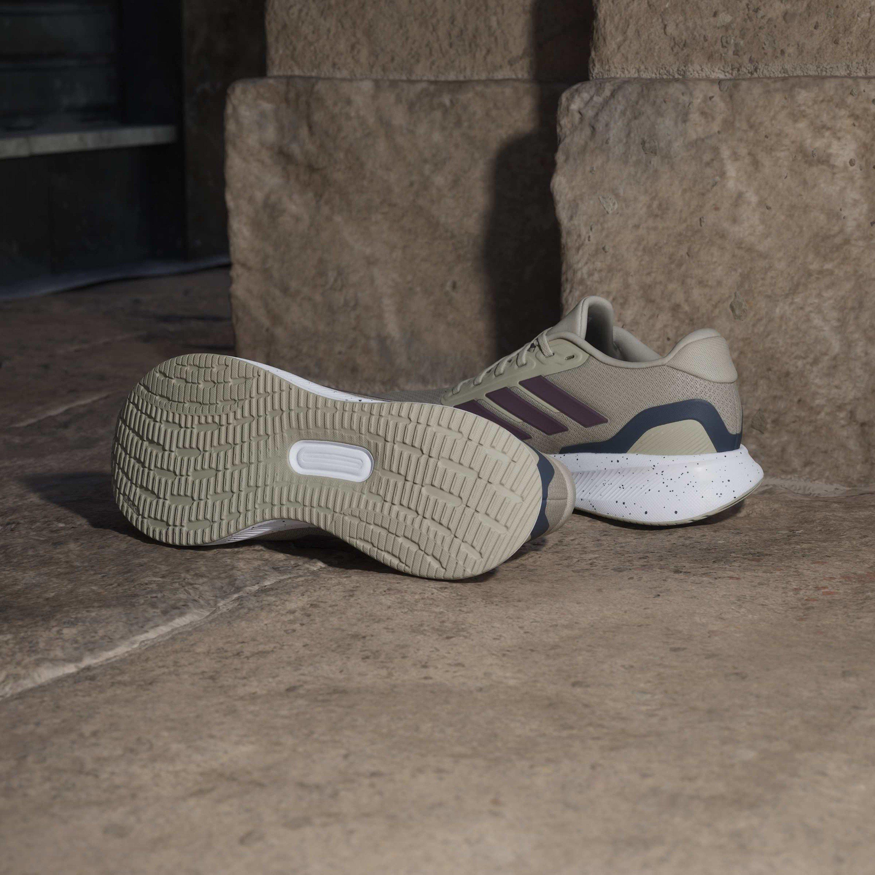 Cargo/Maroon - adidas - Runfalcon 5 Mens Running Shoes - 11