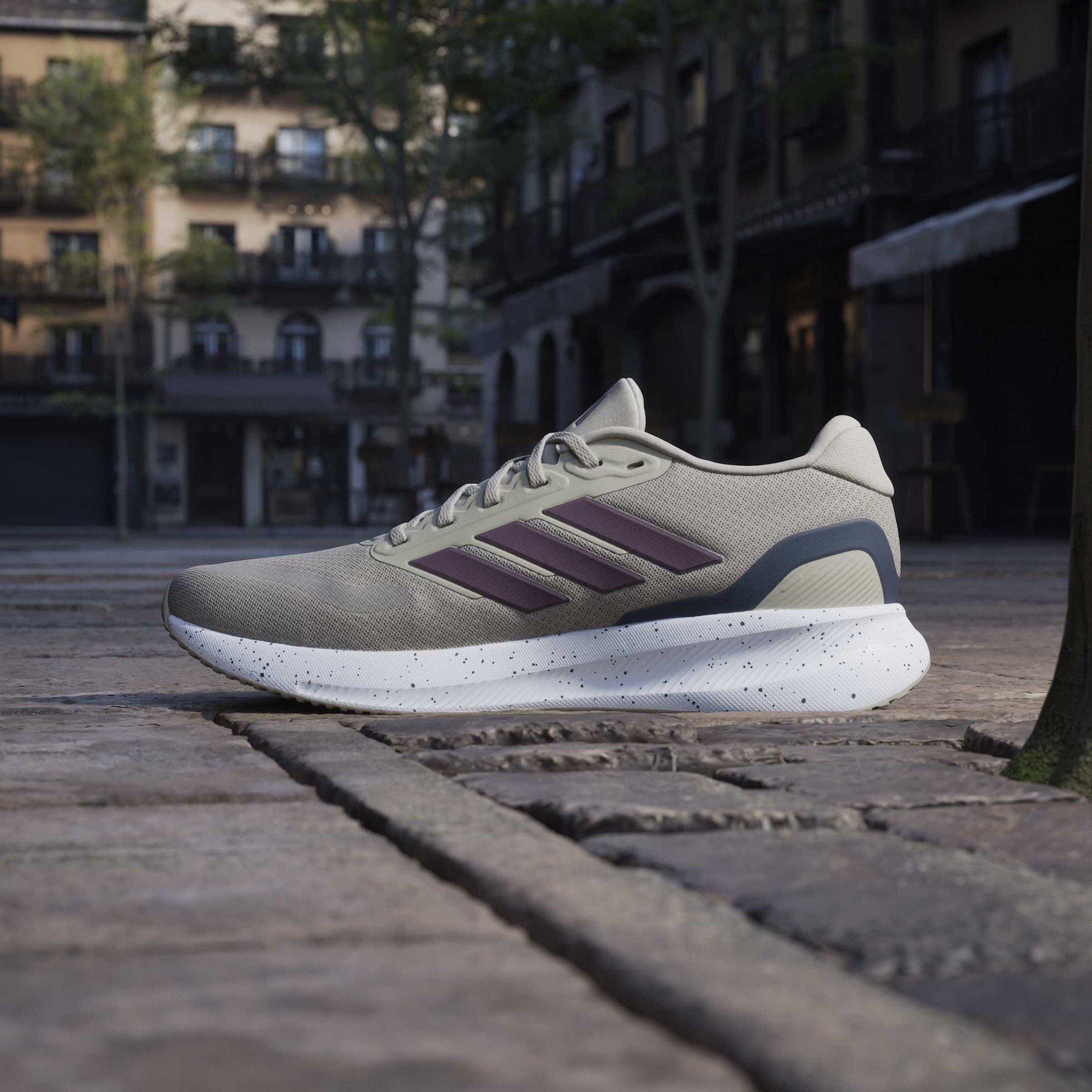 Cargo/Maroon - adidas - Runfalcon 5 Mens Running Shoes - 14