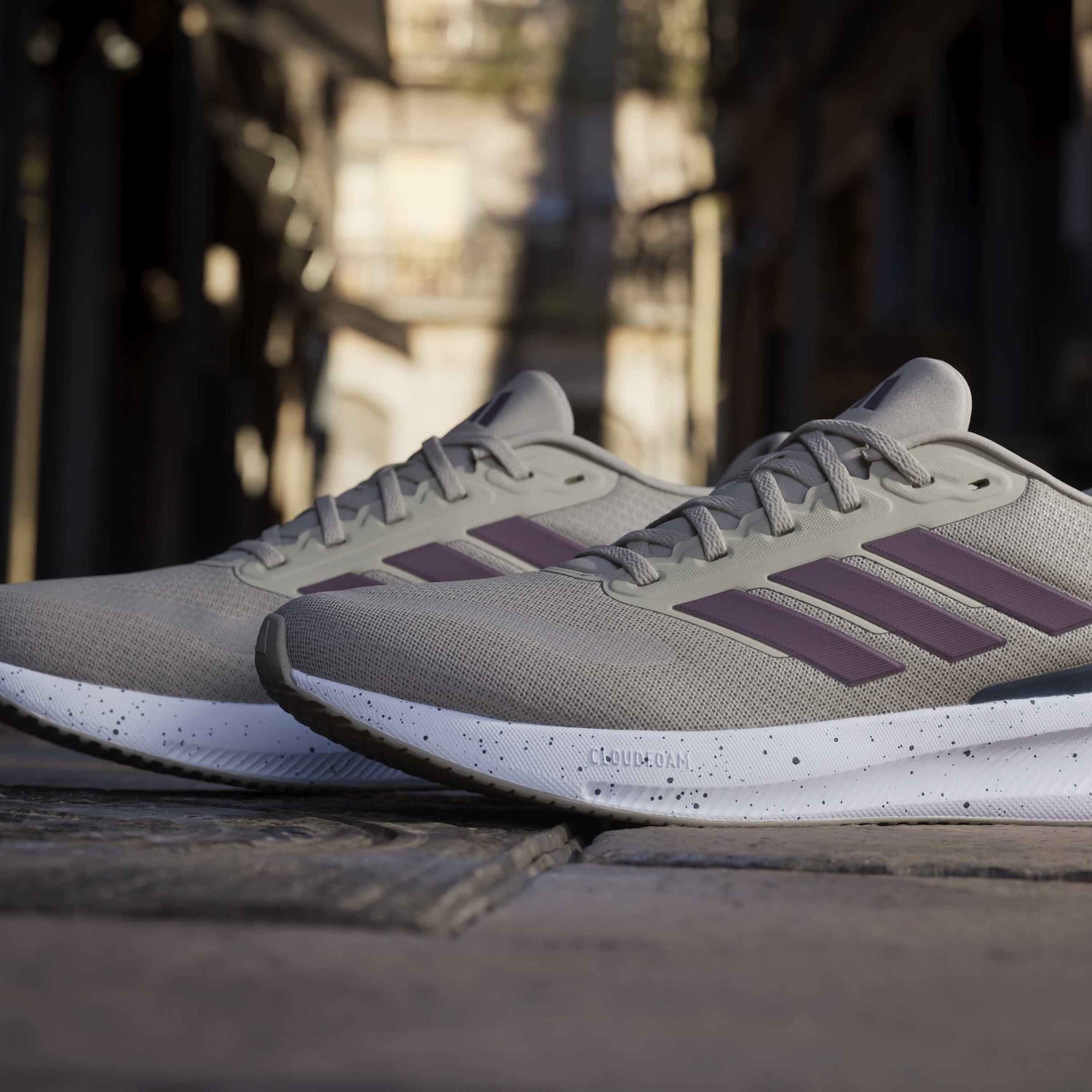 Cargo/Maroon - adidas - Runfalcon 5 Mens Running Shoes - 16