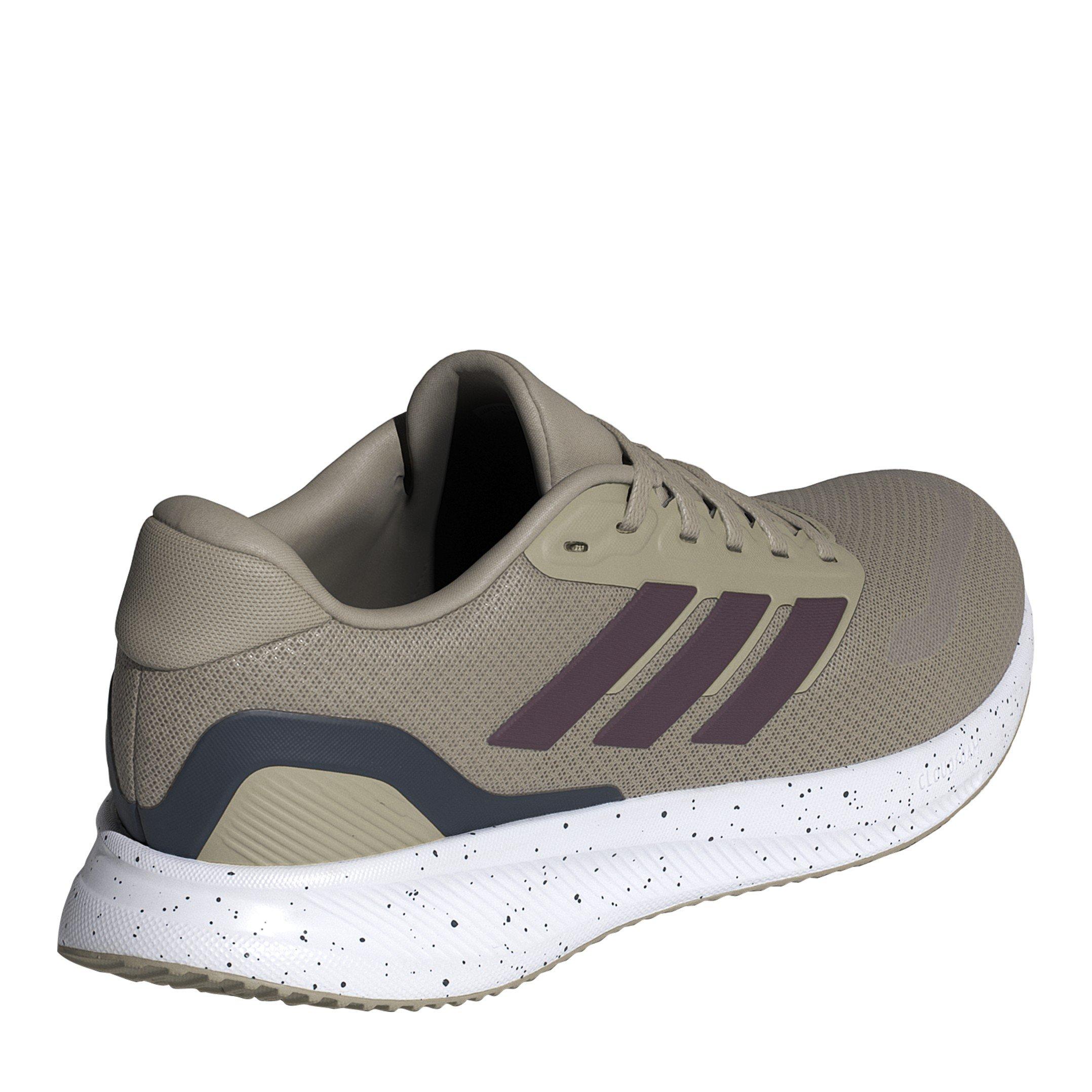 Cargo/Maroon - adidas - Runfalcon 5 Mens Running Shoes - 4