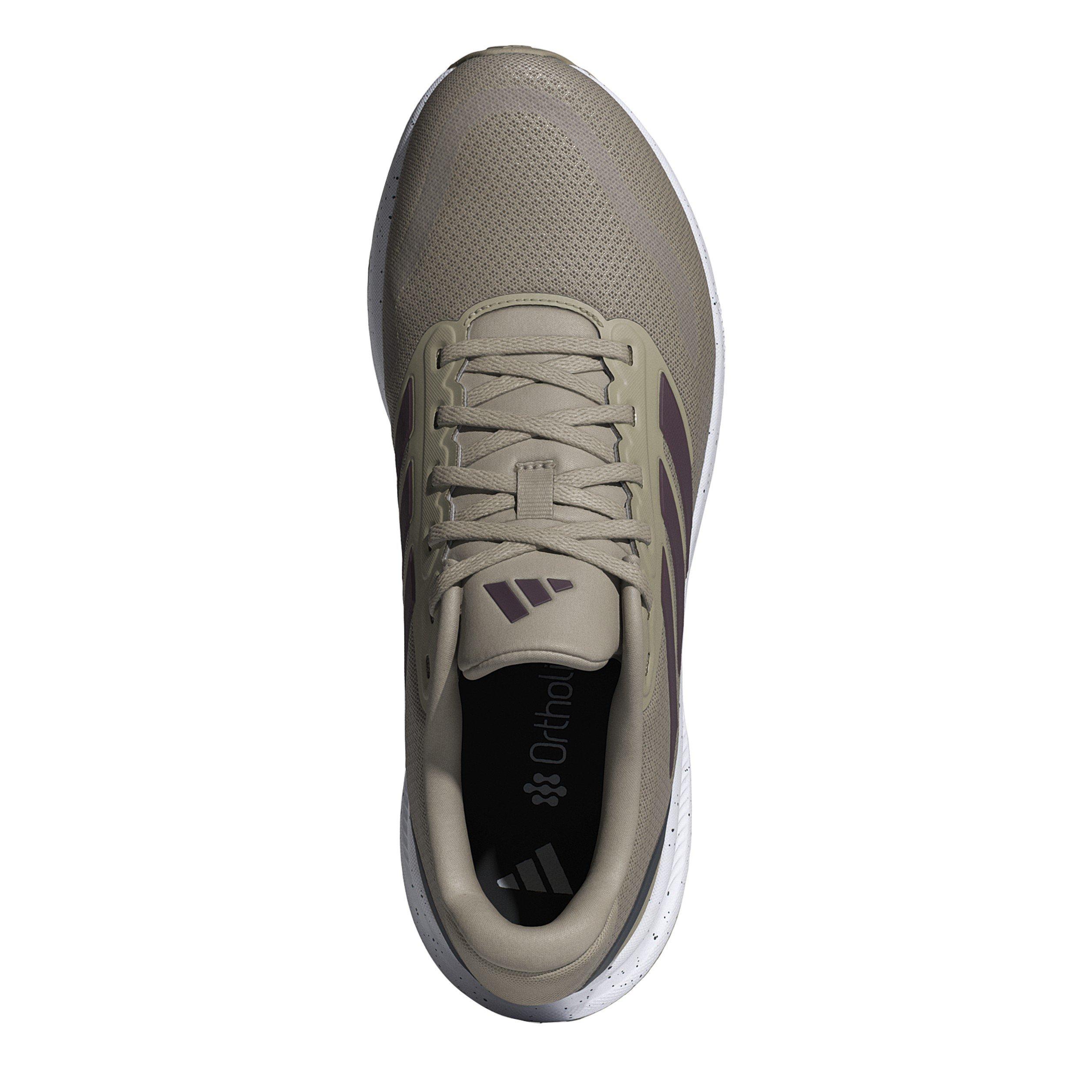 Cargo/Maroon - adidas - Runfalcon 5 Mens Running Shoes - 5