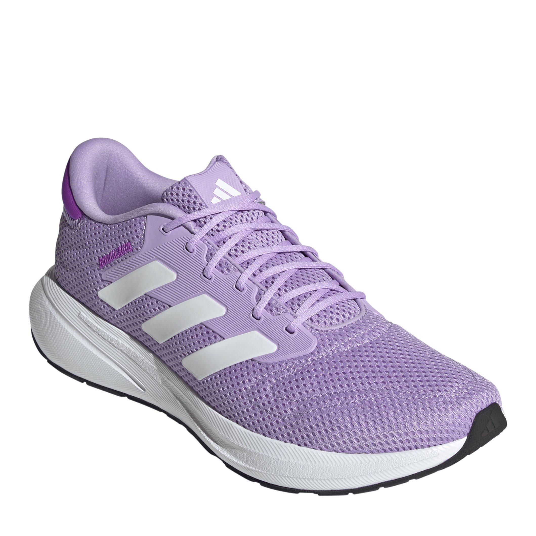 Plum/Wht/Purple - adidas - Response Run U Womens Shoes - 3